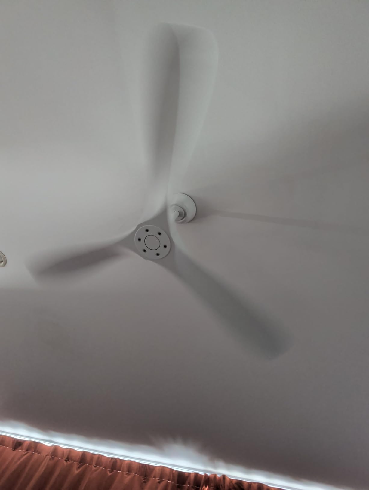 52 Inch Black Outdoor Ceiling Fan No Light, 3 Blade Wood Propeller Ceiling Fans for Patios, Wet Rated Indoor Ceiling Fan without Light for Living Room Bedroom with Remote customer photo 1