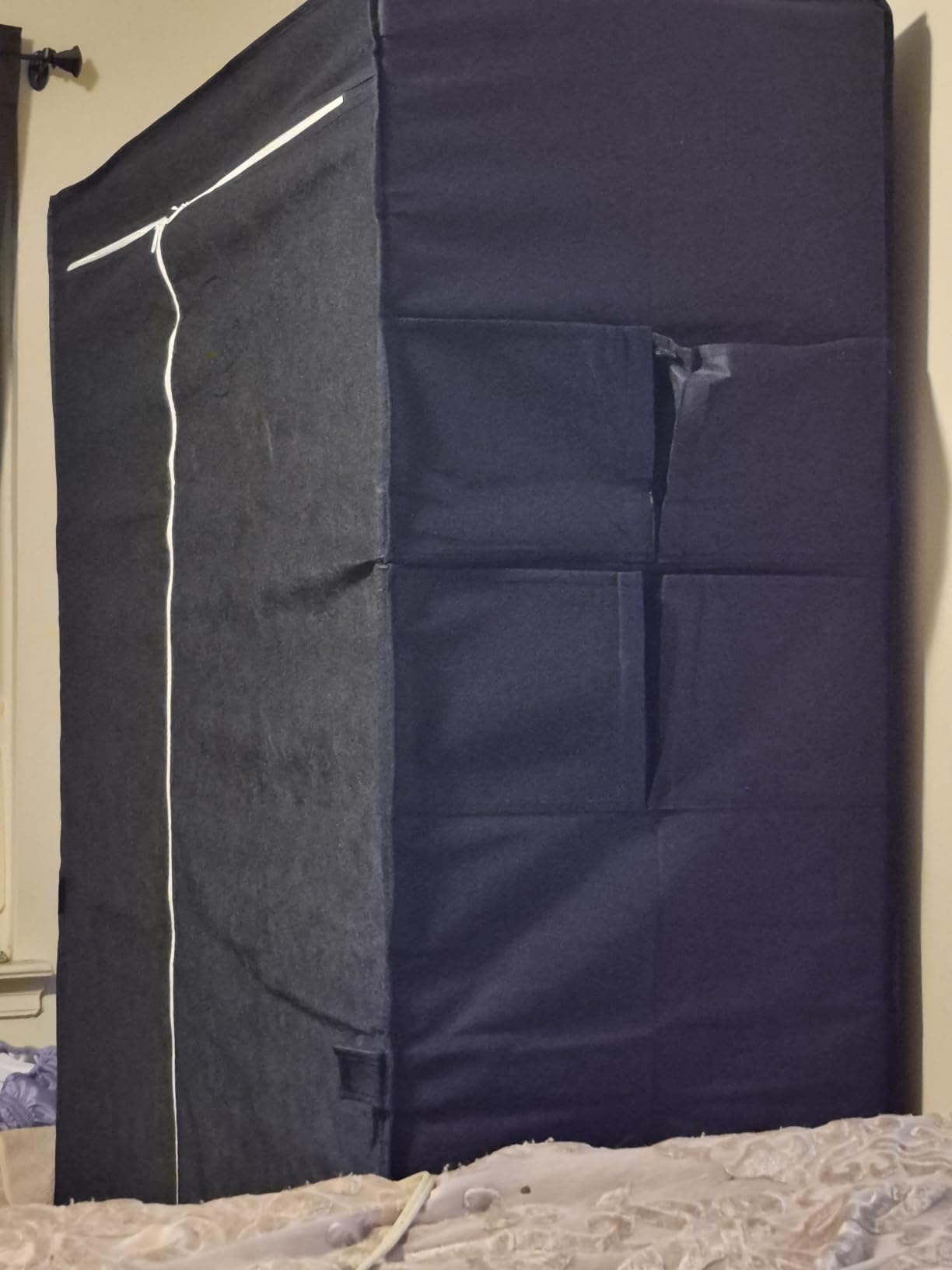 LOKEME Wardrobe Closet,Steel Pipe Diameter 19mm,Portable Closet for Bedroom customer photo 2