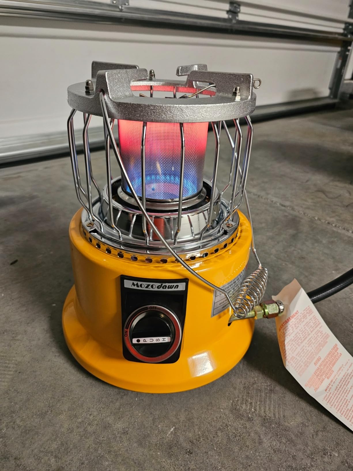 2 in 1 Propane Heater & Stove, 13000 BTU Portable Propane Heater with Handle, Outdoor Heater Gas Stove for Patio, Camping, Tent, Ice Fishing, Garage customer photo 2