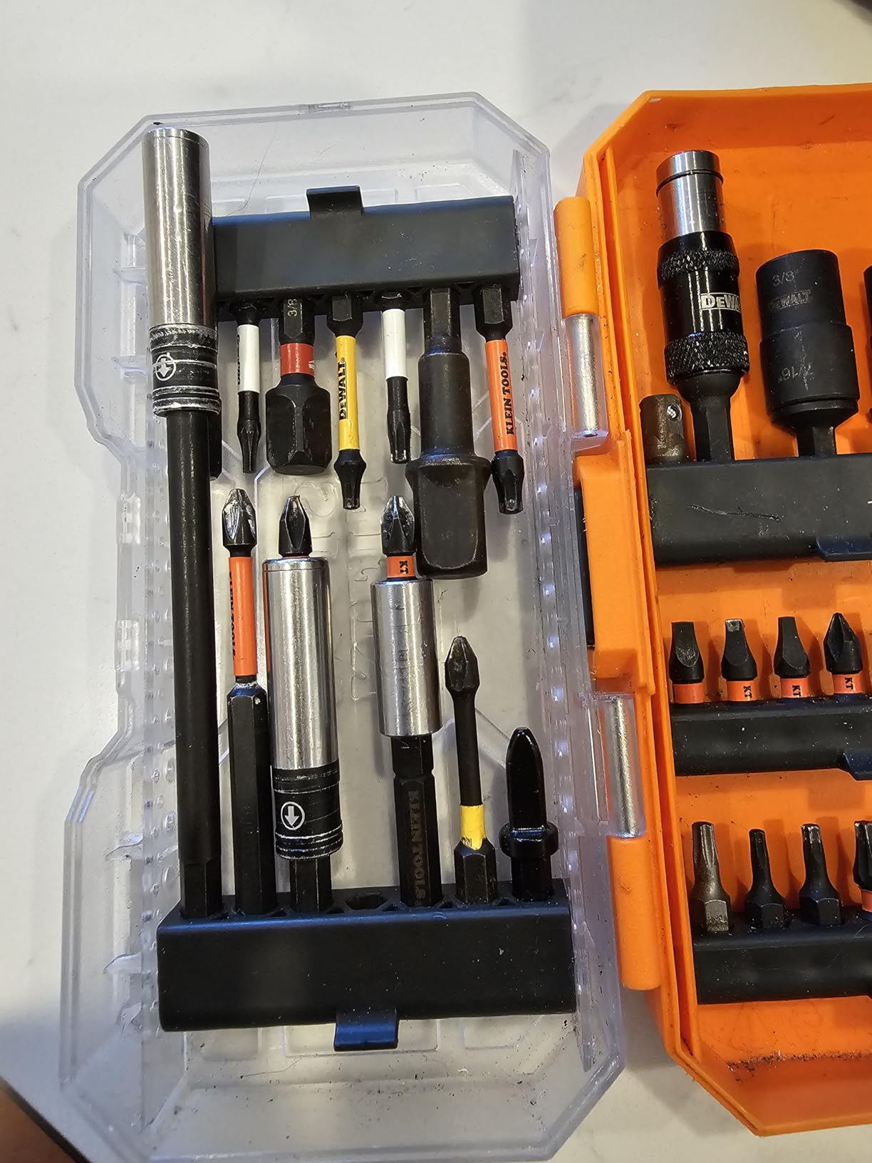 Klein Tools 33801 Impact Driver Bit Set with Magnetic Nut Drivers, ProFlex S2 Steel Phillips, Slotted, Square, TORX Bits with Case, MODBox Compatible, 40-Piece customer photo 1