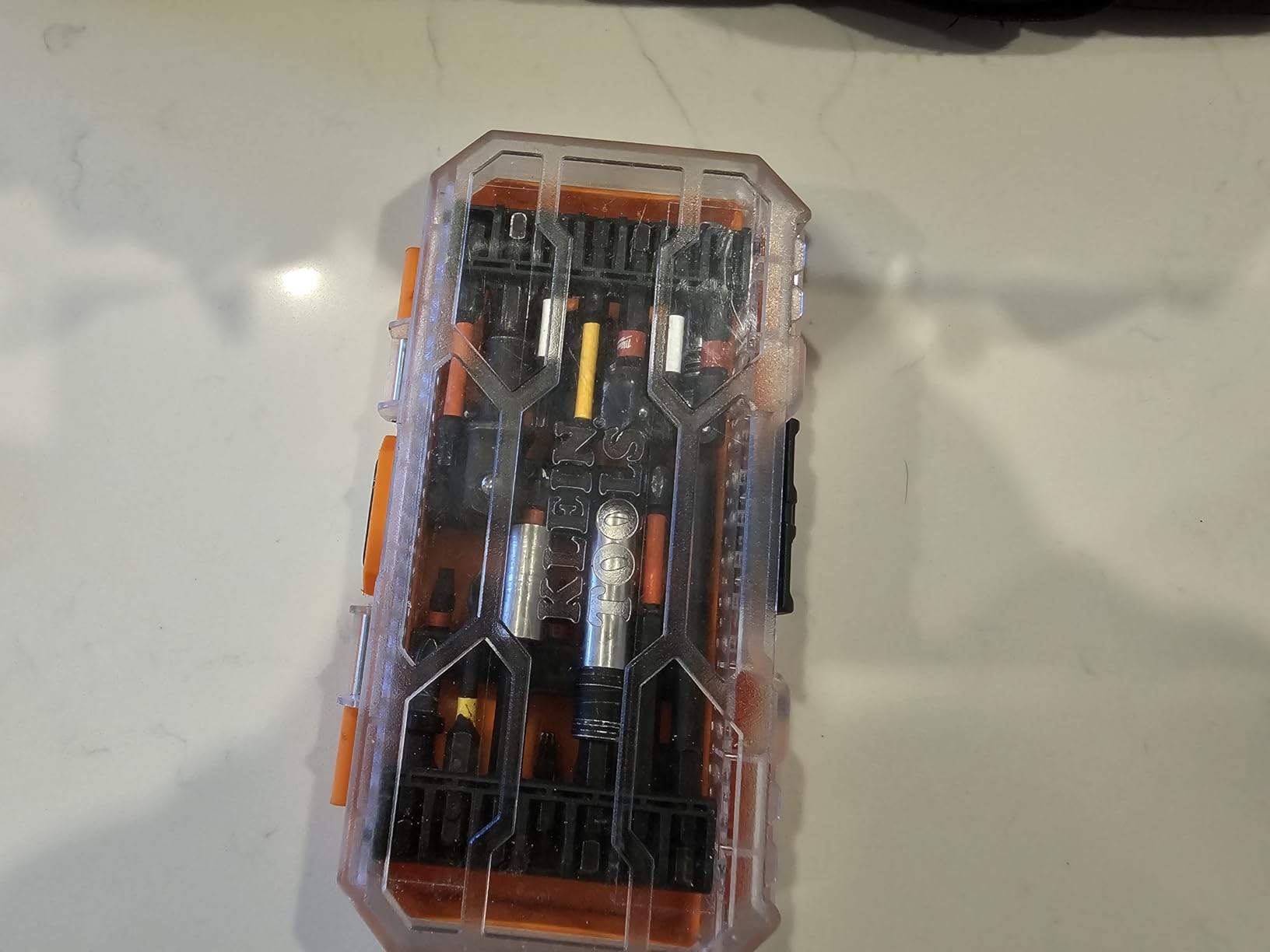 Klein Tools 33801 Impact Driver Bit Set with Magnetic Nut Drivers, ProFlex S2 Steel Phillips, Slotted, Square, TORX Bits with Case, MODBox Compatible, 40-Piece customer photo 2
