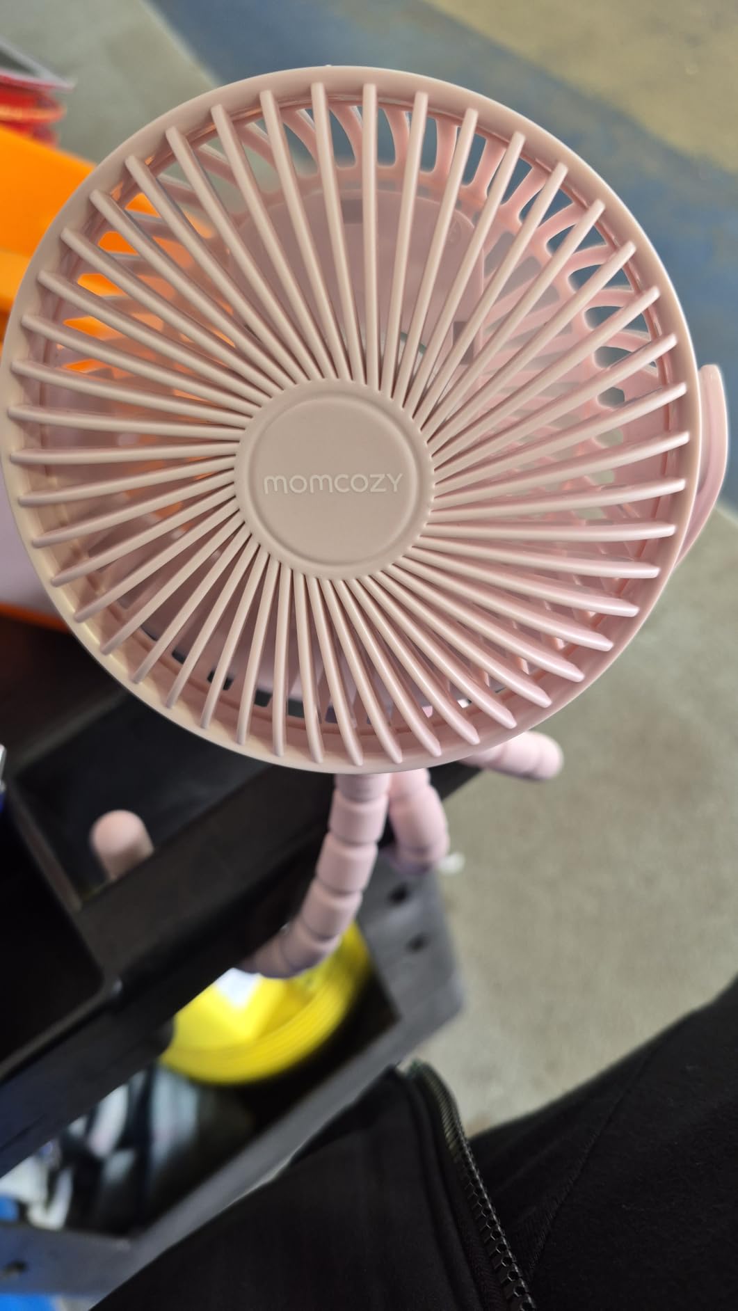 Momcozy 8000mAh Portable Stroller Fan, 27H Ultra-long Battery Life customer photo 1
