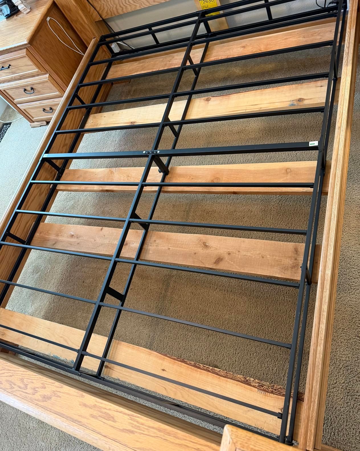 QEROMY 9 Inch High Profile Box Spring Queen Size customer photo 2