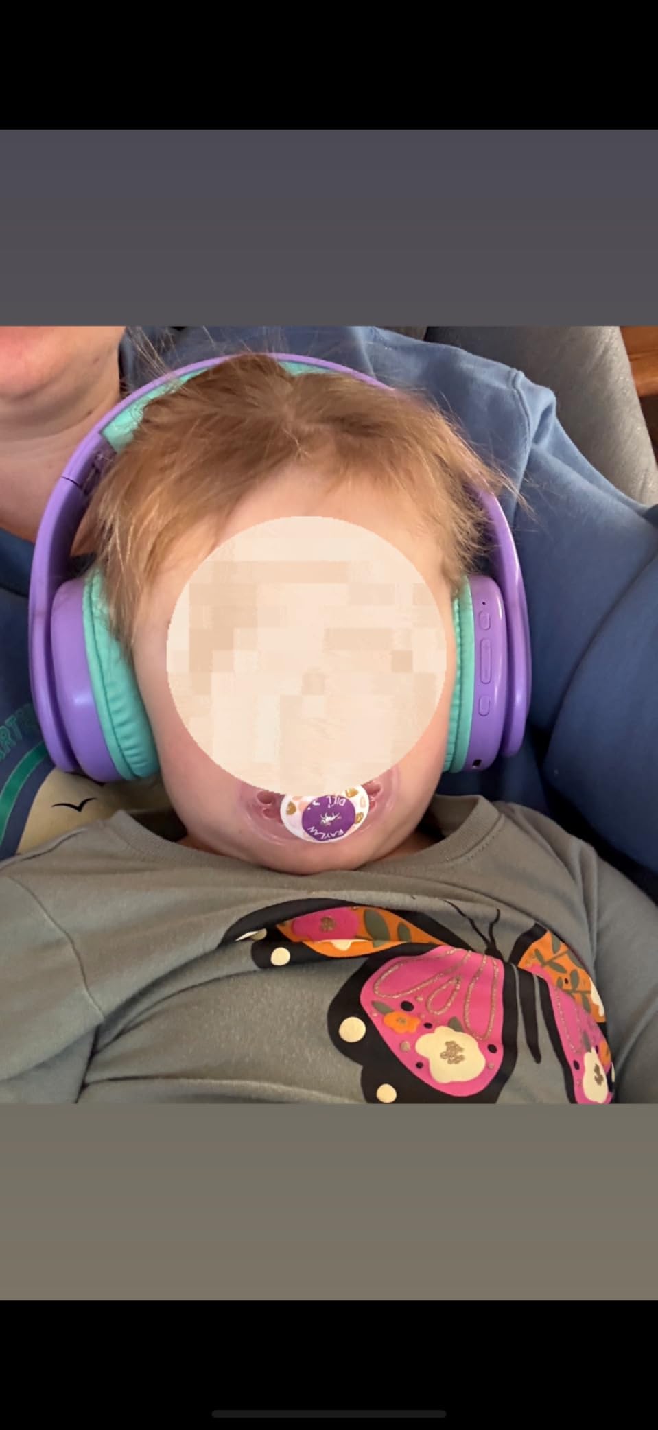 JoySpark Kids Bluetooth Headphones Over-Ear, 60Hrs, Built-in Mic-Purple customer photo 1