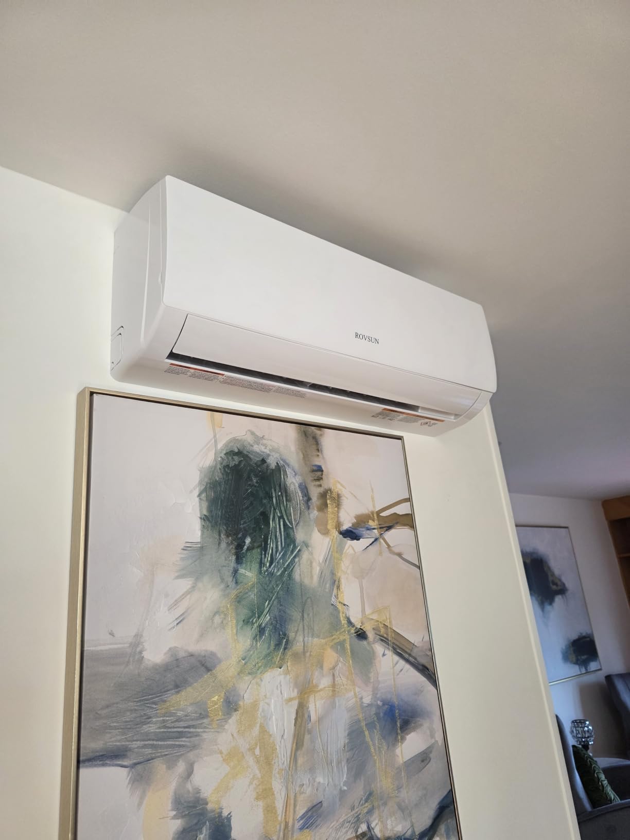 ROVSUN 3 Zone 28000 BTU (9K/9K/9K) Mini Split AC/Heating System, 20 SEER2 Tri Zone Ductless Wall Mounted Air Conditioner with Pre-Charged Condenser, Heat Pump & 25Ft Line Set, 208-230V customer photo 1