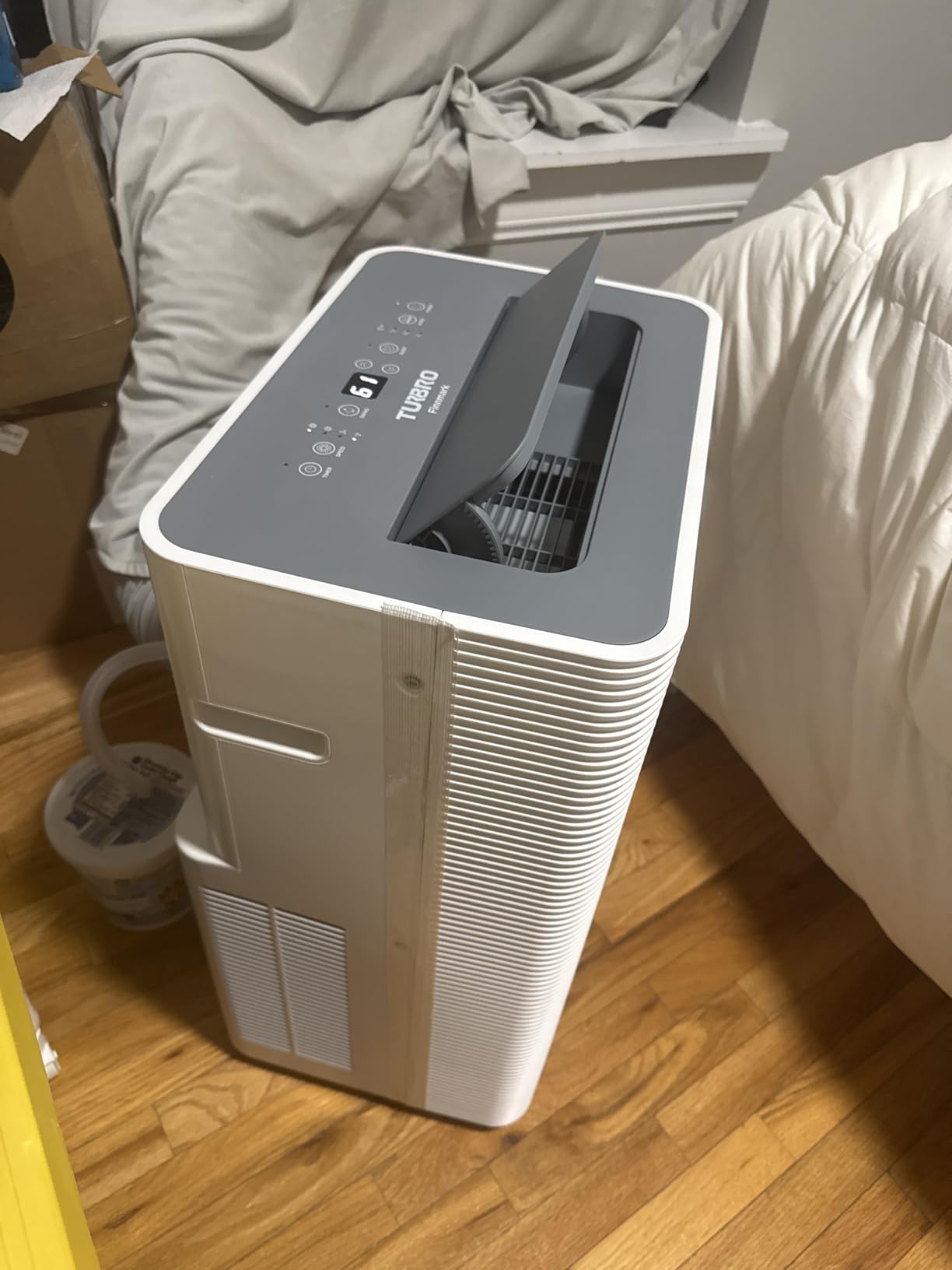 TURBRO Finnmark 14,000 BTU Portable Air Conditioner and Heater, Dehumidifier, 3-Speed Fan, Covers Rooms up to 600 Sq. Ft., Remote and WiFi Control, 7.77 CEER High Efficiency, CSA-Certified customer photo 2