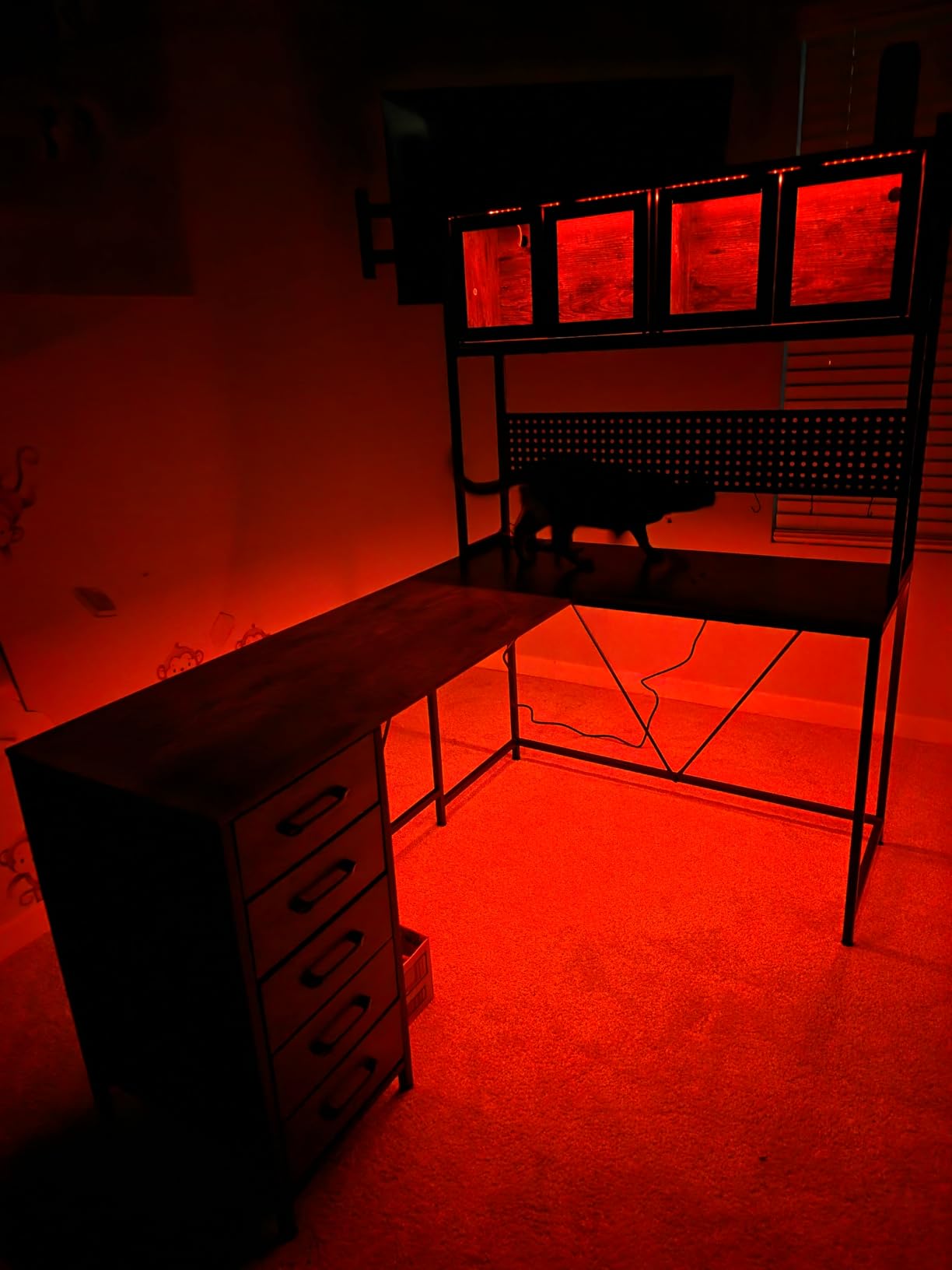 SEDETA L Shaped Gaming Corner Desk with Drawers, Hutch and Storage Shelves customer photo 1