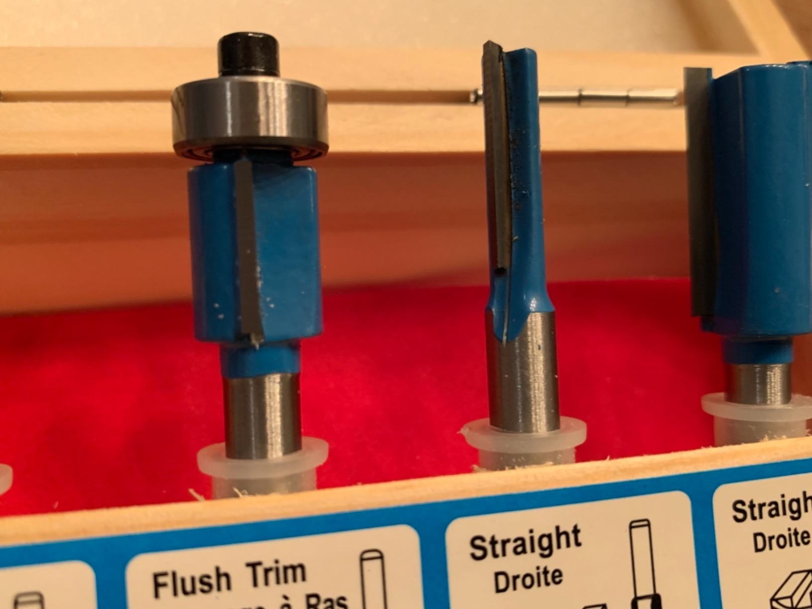 LU&MN Carbide Tipped Router Bit Set, 1/4