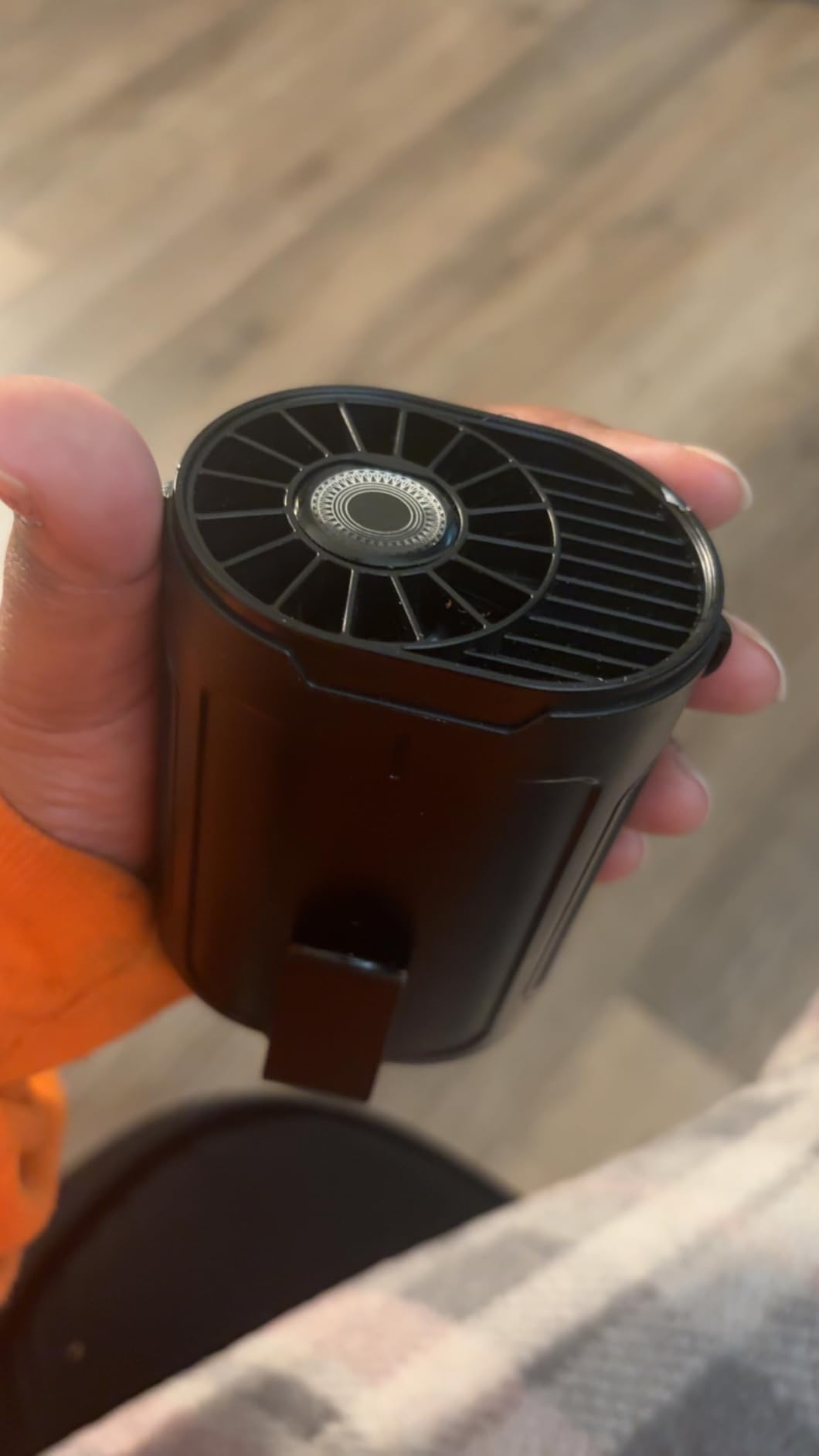 Heelkl 2026 AI Portable Fan Rechargeable, 4-Speed Strong Airflow, Personal Waist Fan with up to 25H of Working Time, Hands-Free Hanging Neck Fan, Wearable Belt Fan for Camping, Outdoor, Jobsite customer photo 1