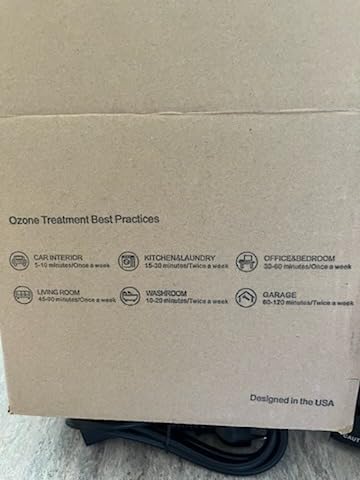 ONAMOR Ozone Generator Odor Eliminator 70000mg, High Capacity Ozone Machine Odor Removal Up to 6000 Sq.Ft, Ionizer Ozonator for Smoke, Car, Basement And Pet Room, Black customer photo 2