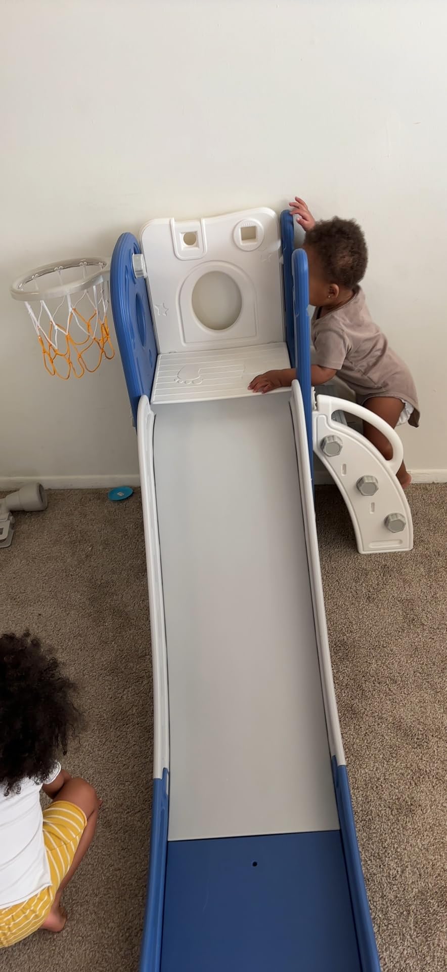 Babytronic 6-in-1 Toddler Slide for Kids 1-3, Baby Indoor Climber Playset customer photo 1
