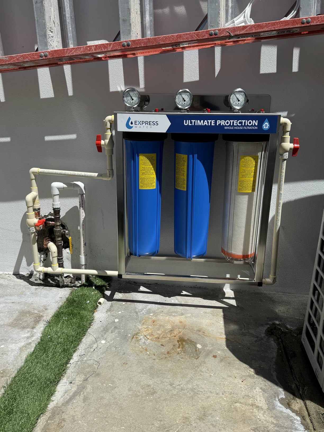Express Water Whole House Water Filter System, Iron & Manganese, 3-Stage customer photo 2
