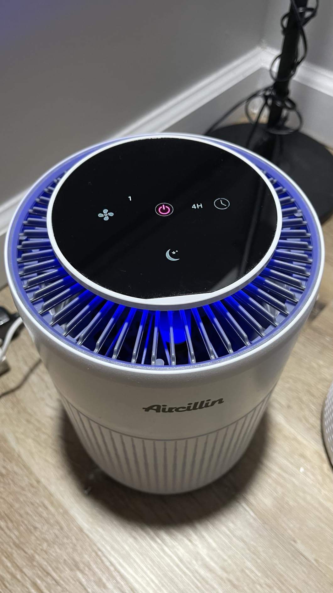 2 Pack Air Purifiers for Home Bedroom H13 True HEPA Air Filter Cleaner, Odor Eliminator, Remove Smoke Dust Pollen Pet Dander, Night Light For Home Living Room Dorm, Quiet 24dB Filtration System customer photo 1