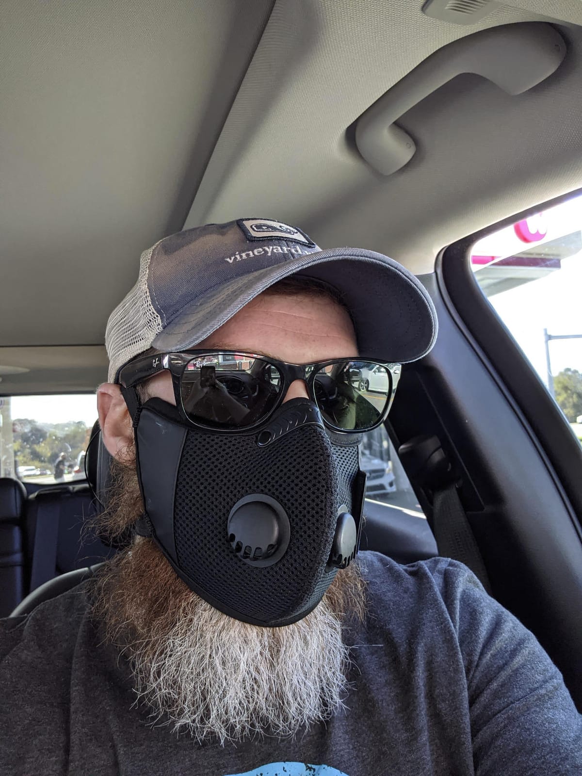 BASE CAMP M Cross Dust Mask, Reusable Breathable Comfortable Safety Face Mask for Work with Extra 6 Activated Carbon Filters customer photo 1