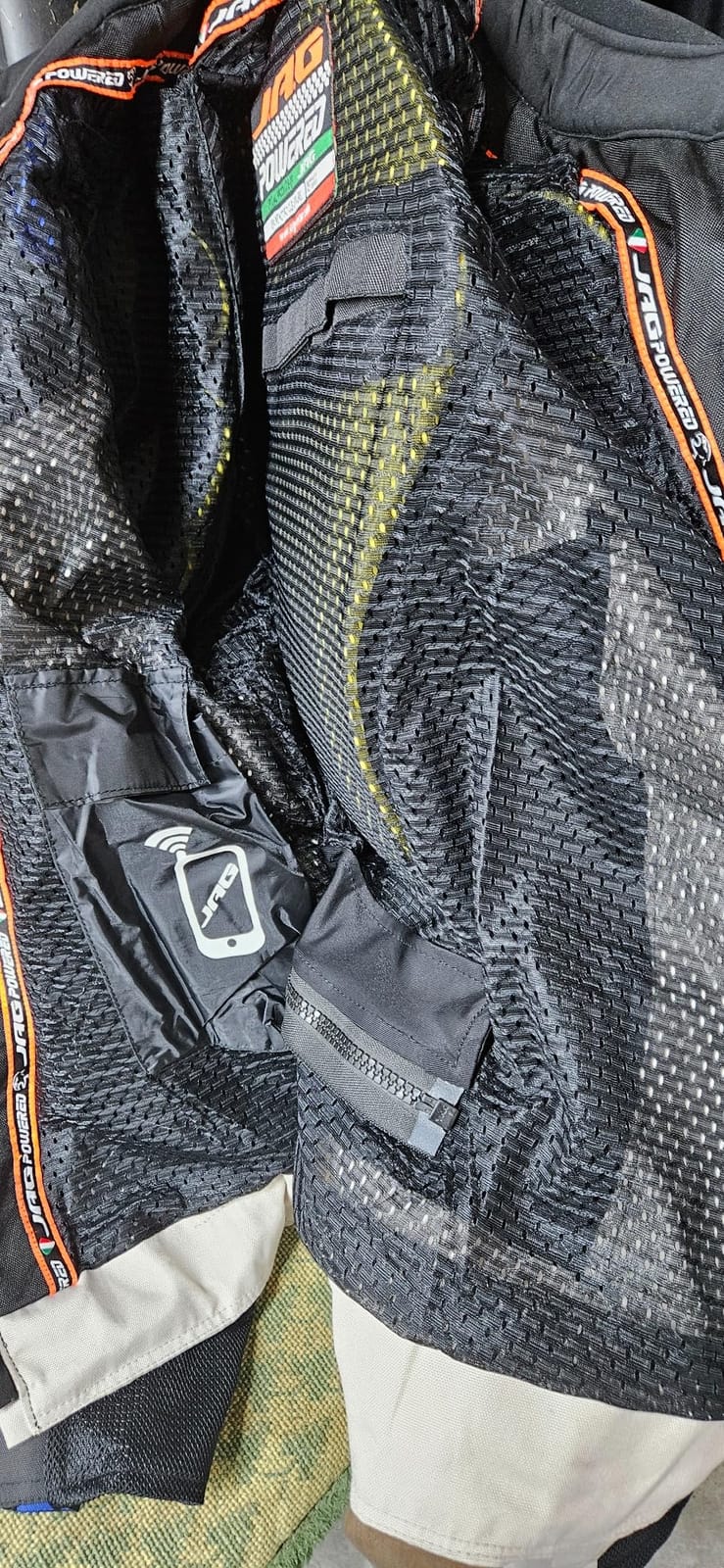 JAG Mesh Motorcycle Jacket with Armor, High Visibility Men's Riding Jacket customer photo 2