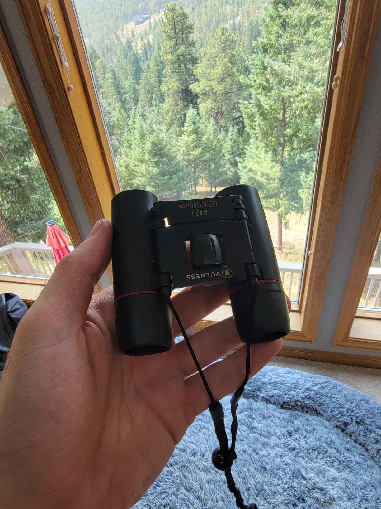 VULNESS Binoculars for Adults, Small Mini Travel Essentials, 8X21, Black customer photo 1