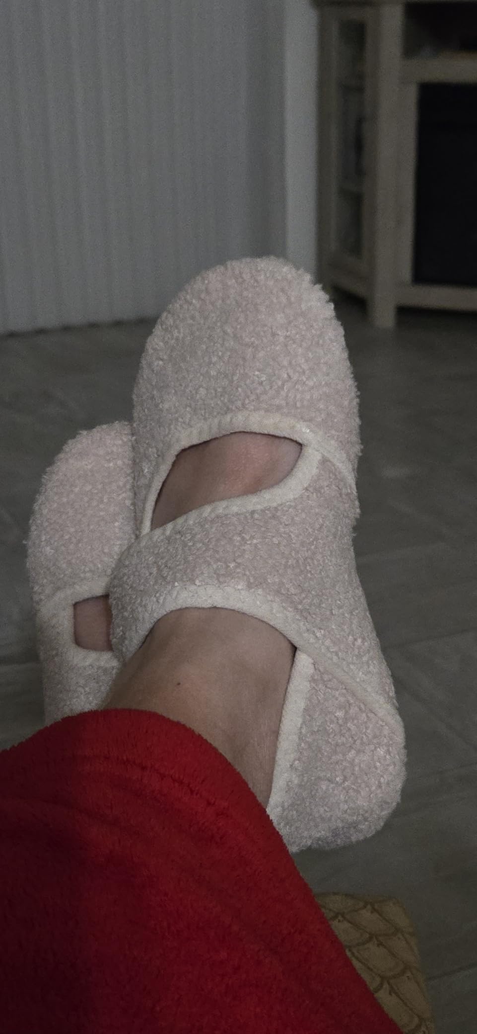 Comfy House Slippers for Women Men Wide Diabetic Sock Slippers Soft Slip On Slippers Cozy Barefoot House Shoes customer photo 1