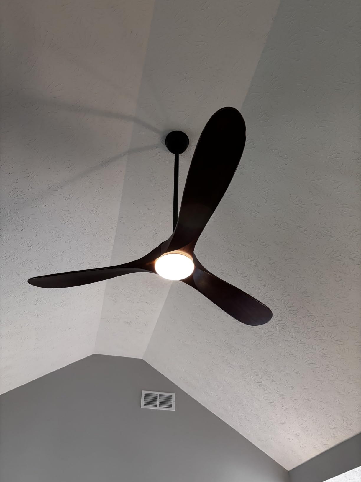 Haipeel 52 Inch Outdoor Ceiling Fan with Light and Remote, Solid Wood customer photo 2