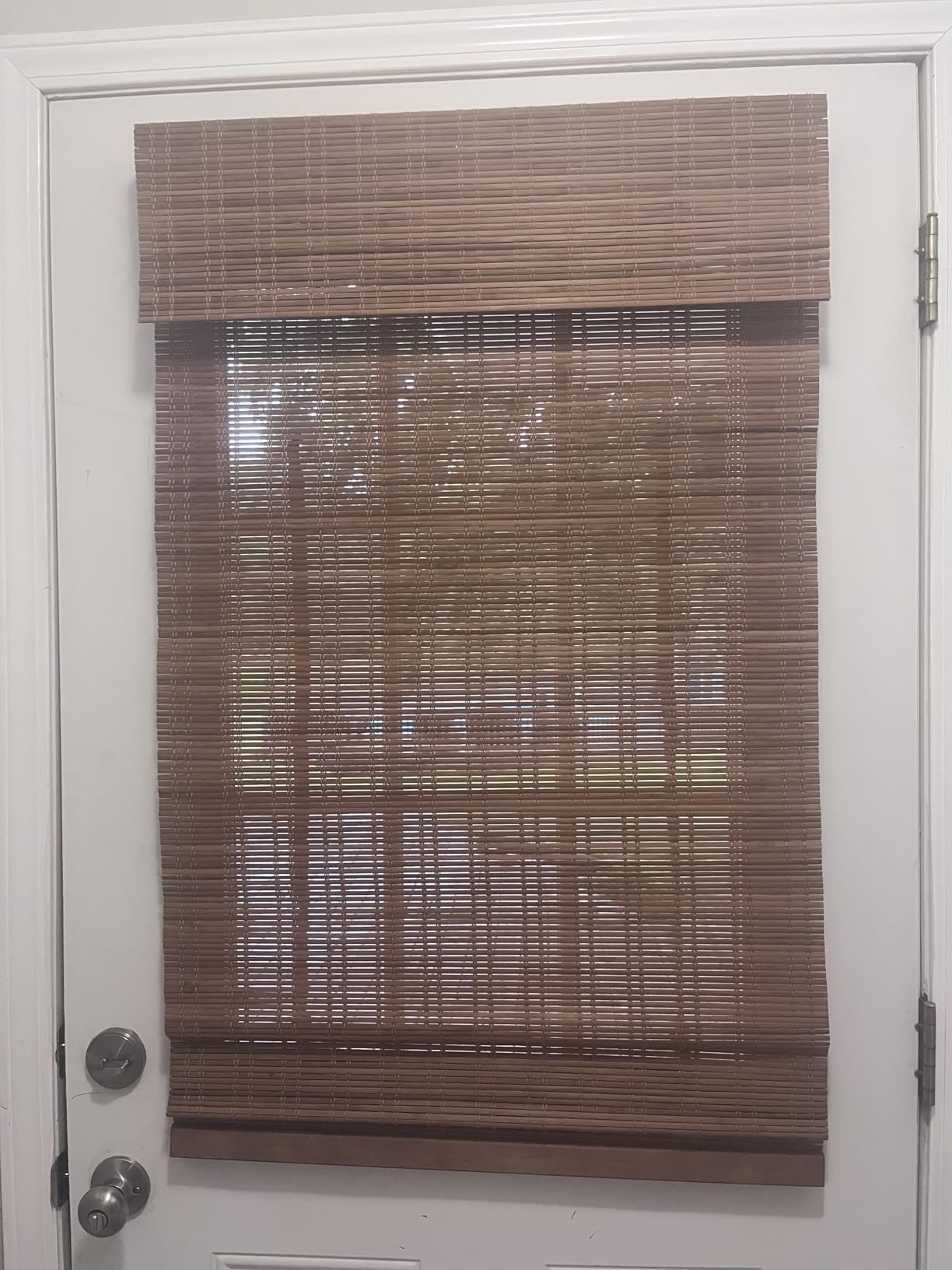 Calyx Interiors Bamboo Roman Shades w Valance 23