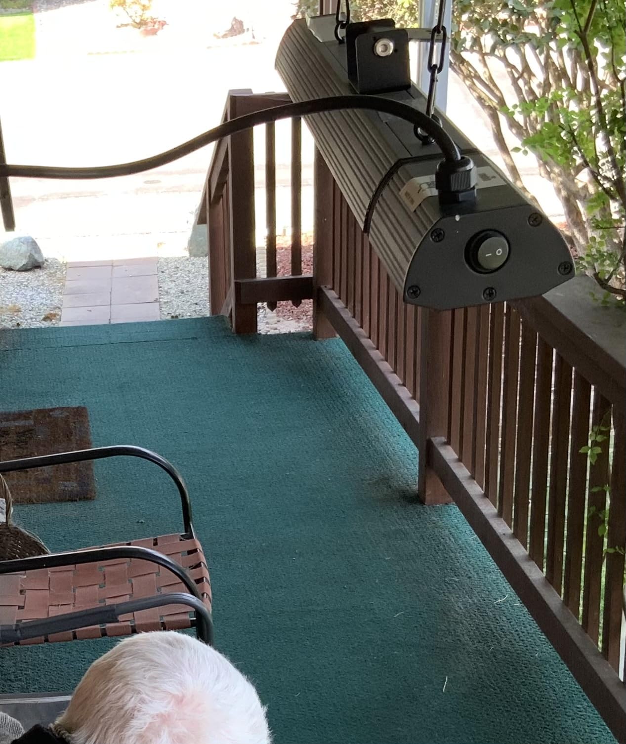 Sundate 1500W Infrared Patio Heater, WiFi App, 9 Heat Levels, 24H Timer customer photo 1