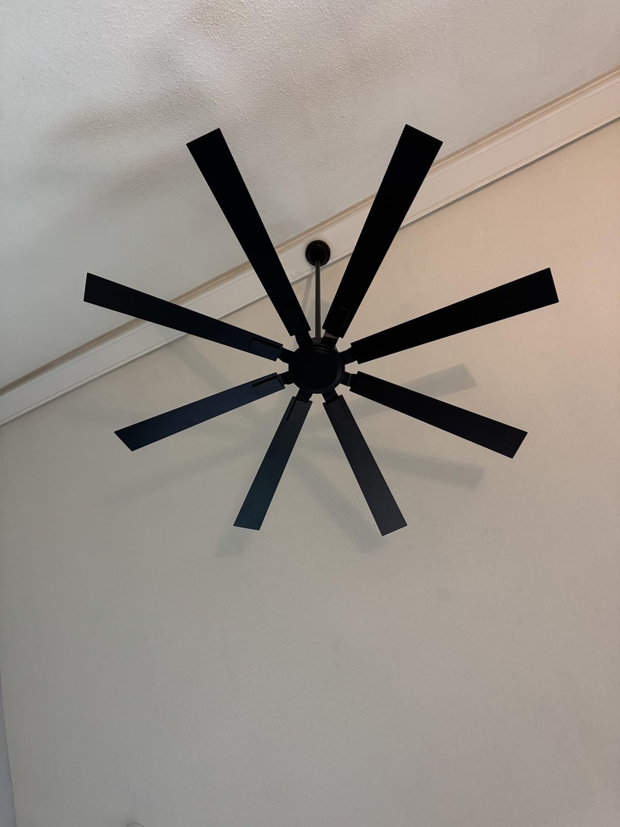 ZMISHIBO 72 Inch Ceiling Fan No Light with Remote Control, 8 Blades customer photo 2