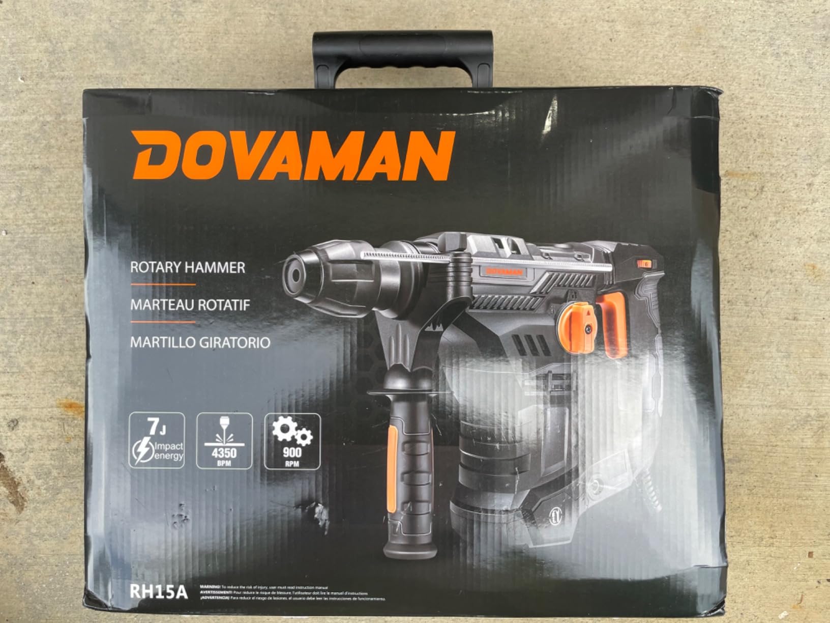1-9/16'' SDS Rotary Hammer Drill, 12.5Amp Heavy Duty Rotary Hammer customer photo 1