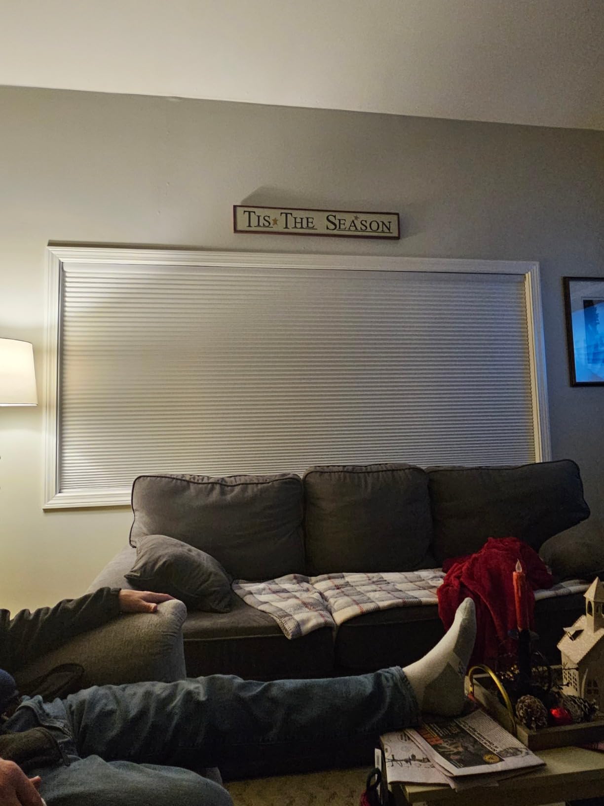 Motorized Cellular Shades, Smart Blinds with Remote, Custom Size customer photo 2
