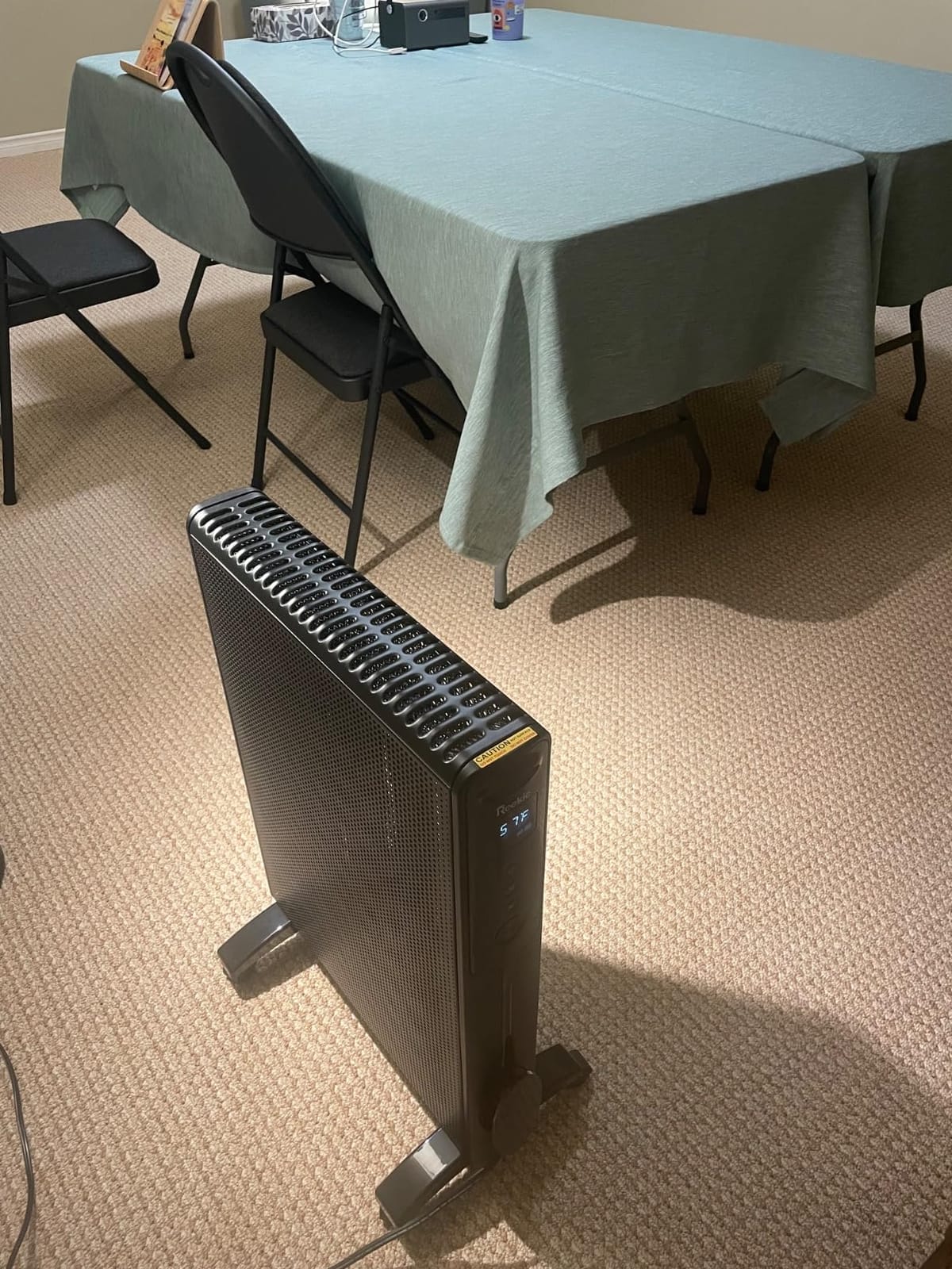 Reekie Convection Panel Space Heater, 1500W Electric Mica Infrared Heaters for Indoor Use Large Room Heater with Smart Thermostat, Remote, 24h Timer, Quite Whole Room Heater for Bedroom Office Garage customer photo 1