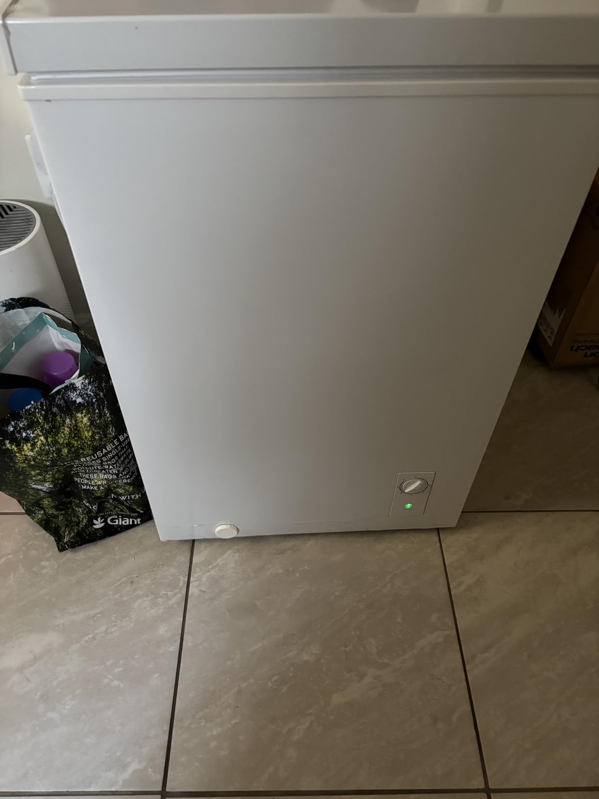 BANGSON 3.5 Cu.Ft Chest Freezer for Apartment, White customer photo 1
