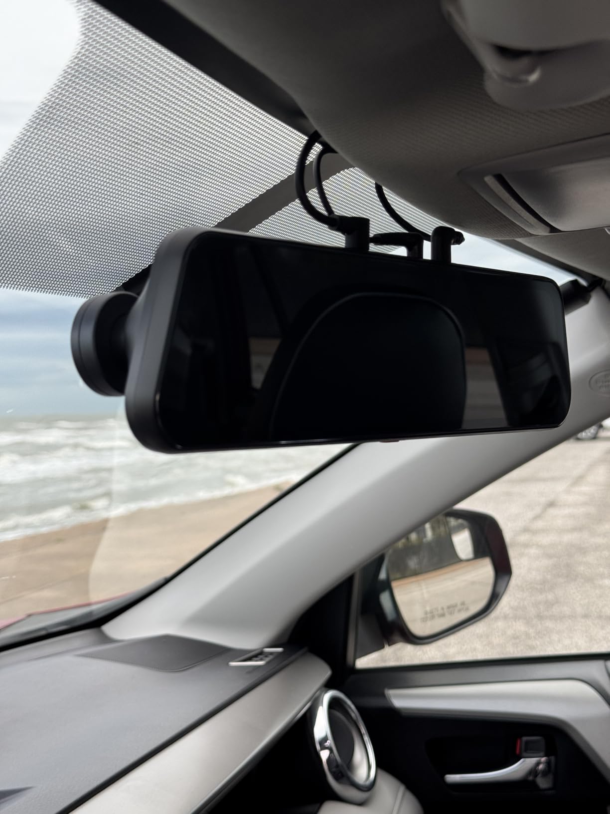 WOLFBOX G850 PRO 4K Mirror Dash Cam with ADAS and BSD,64GB Card,5.8GHz WiFi customer photo 2