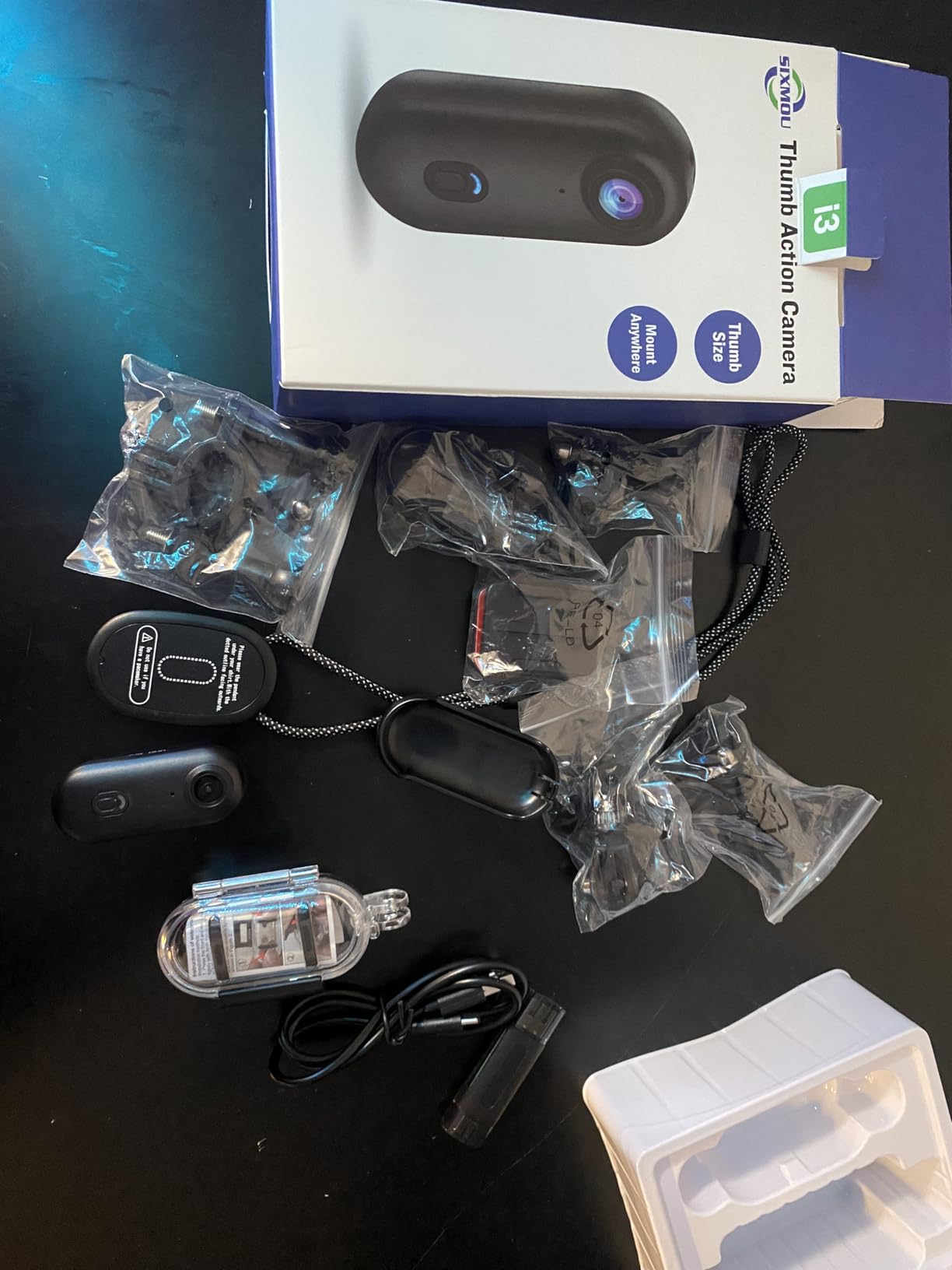 i3 4K Thumb Action Camera, Tiny Size, Mount Anywhere, Small Body Camera customer photo 1