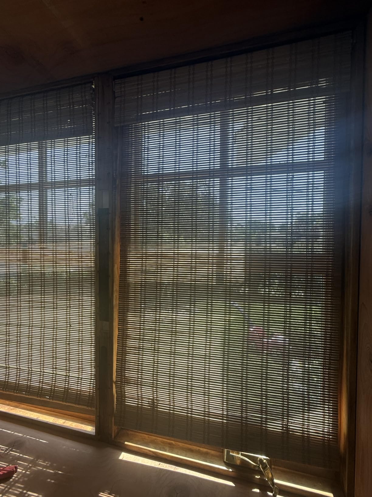 LazBlinds No Drill Bamboo Roman Shades, 39