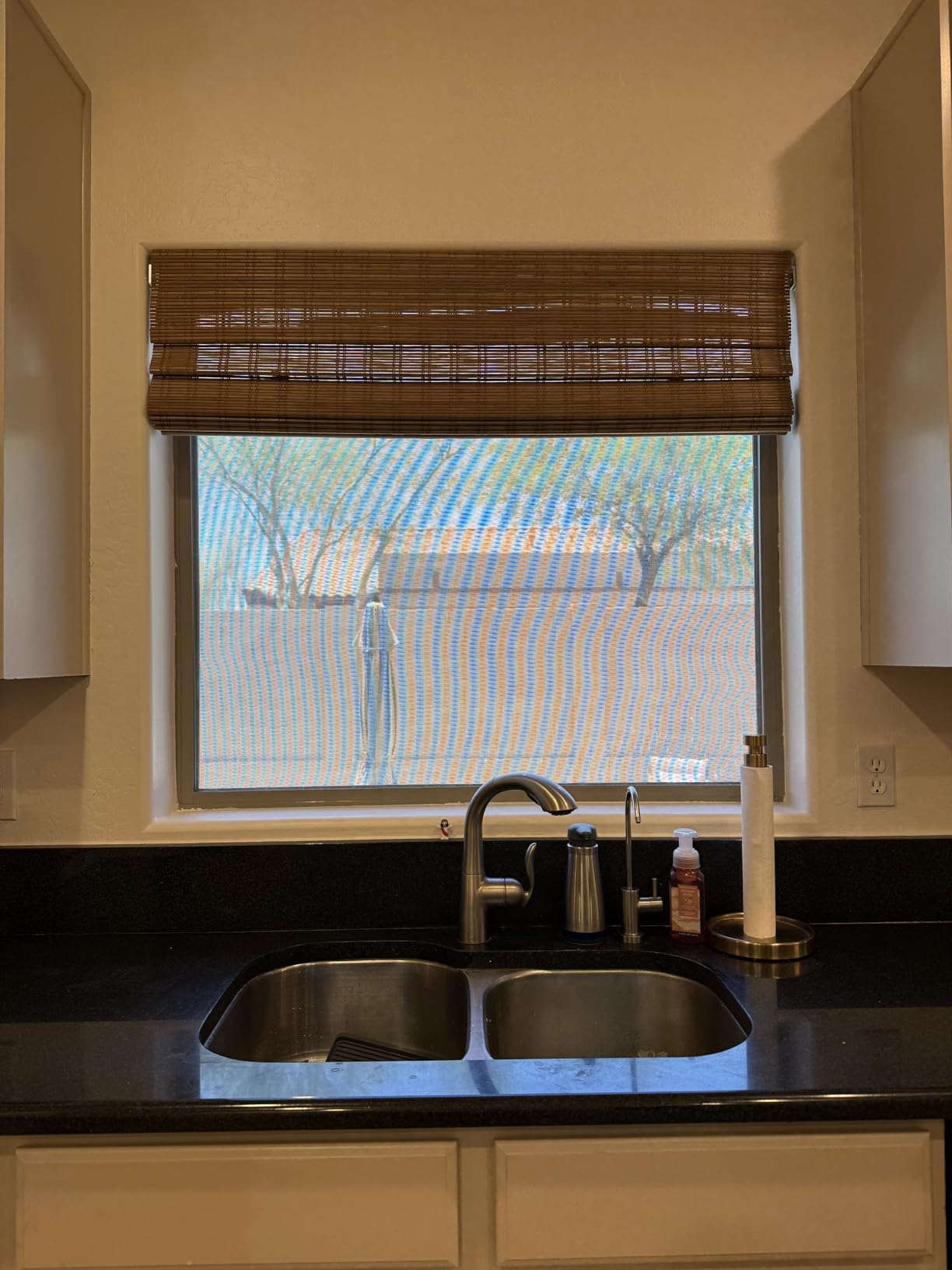 LazBlinds No Drill Bamboo Roman Shades, 39