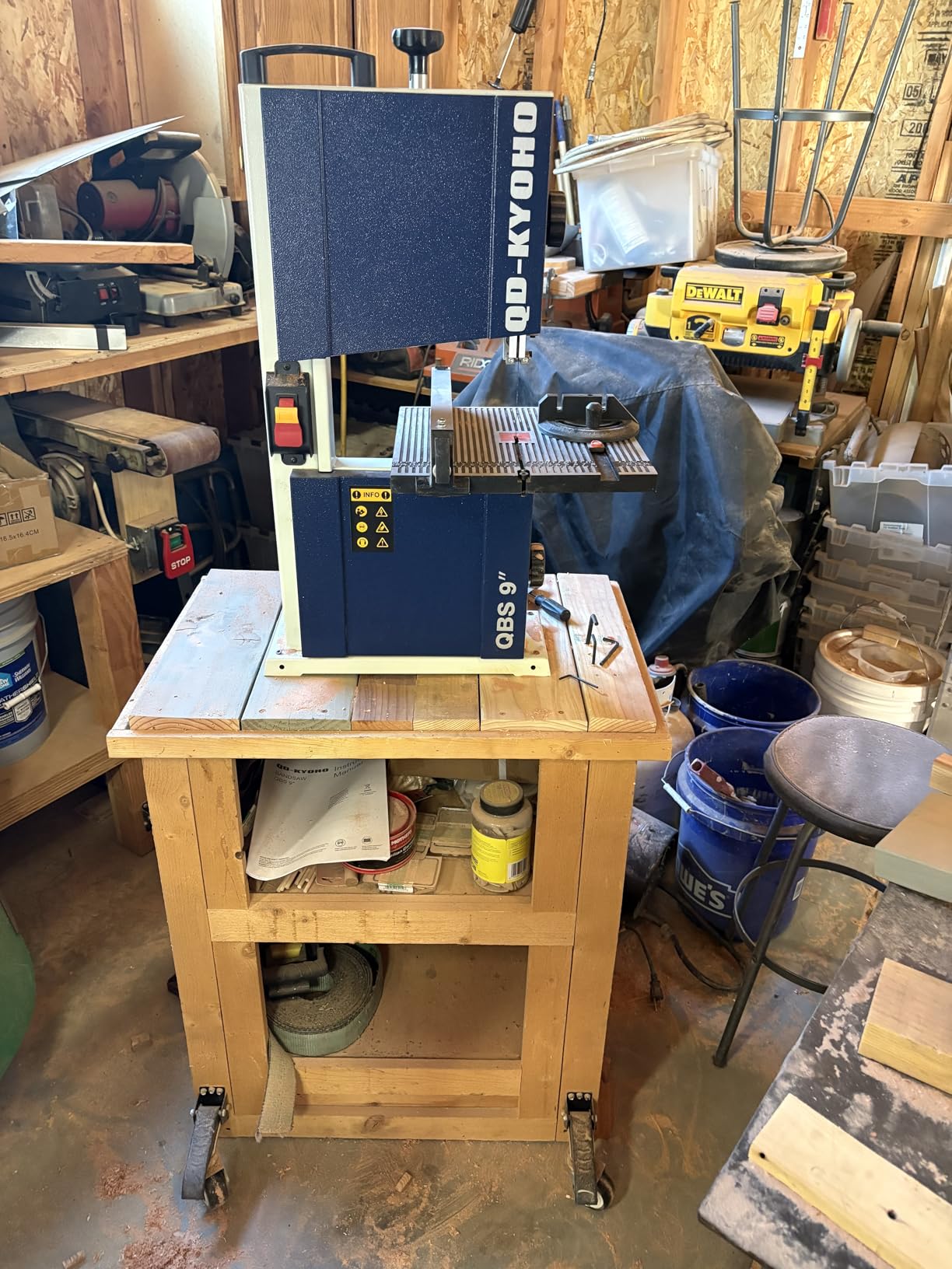 Band Saw, 10-Inch Bandsaw for Woodworking, 1515 & 3280 FPM Dual-Speed Bandsaw, 1/2 HP,120 V 5.3-Amp Motor, Band Saws with Double-Sided Fence Assembly, Steel Bandsaws with Miter Gauge customer photo 1