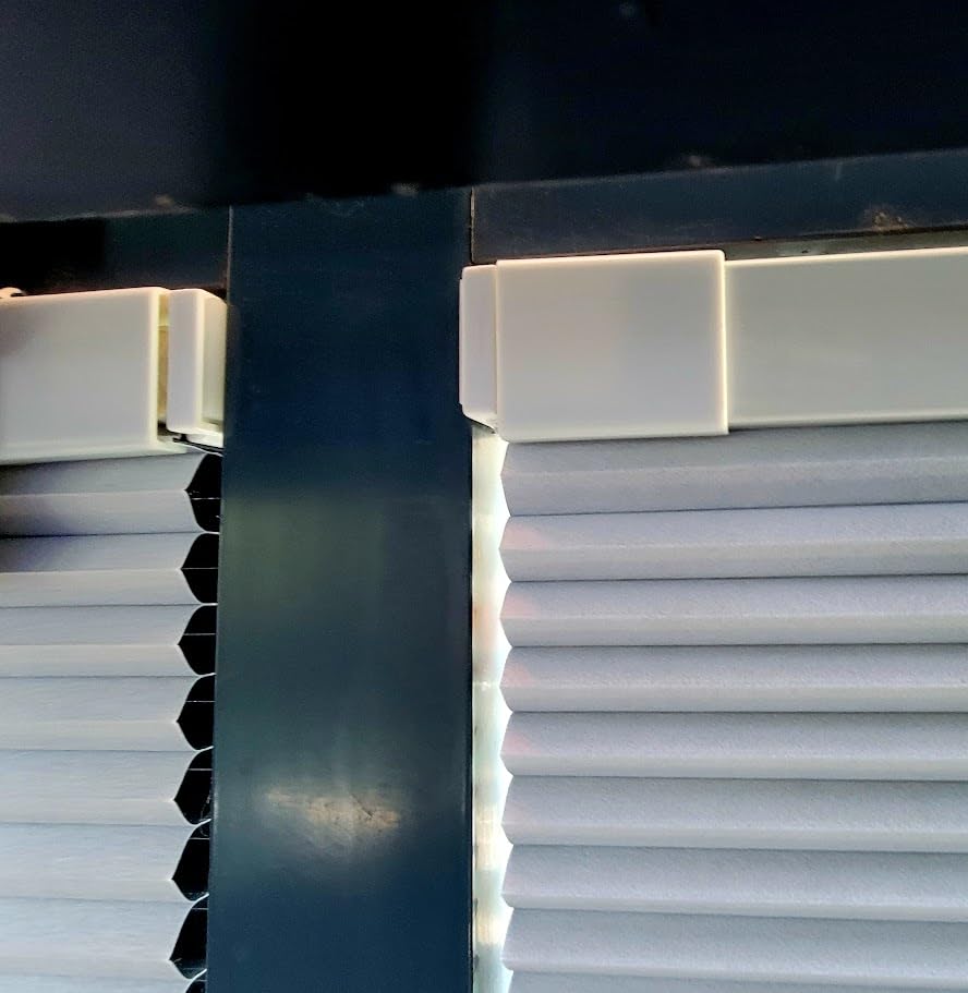 No Drill No Tools Blackout Cellular Shades,White,Custom Size customer photo 1