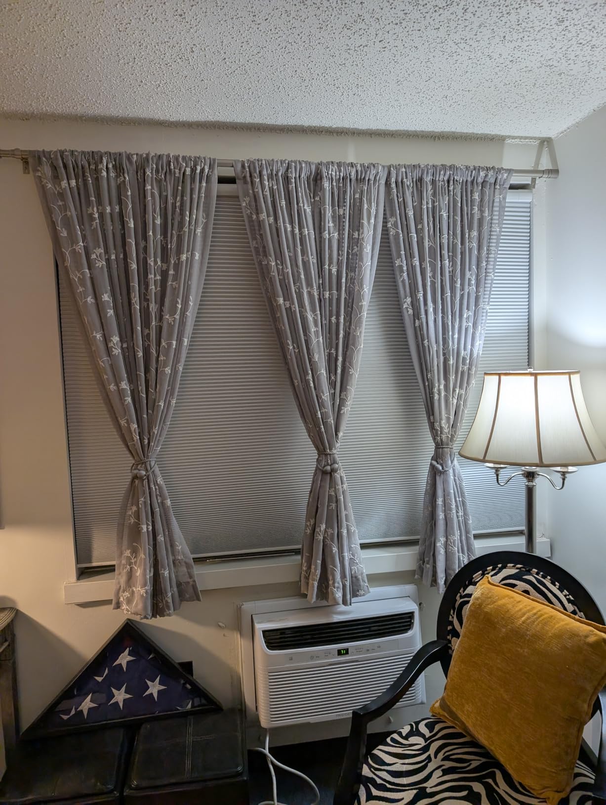 No Drill No Tools Blackout Cellular Shades,White,Custom Size customer photo 2
