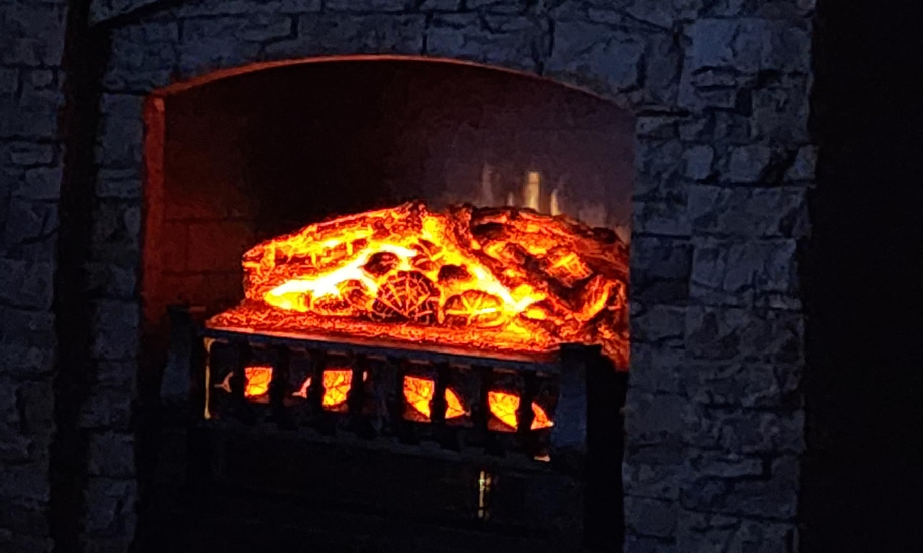 21 Inches Electric Fireplace Insert Log Heater Set, Freestanding Heater with Adjustable Flame Brightness and Flicker Speed, 750w/1500w Heating, Overheat Protection, Remote Control customer photo 2