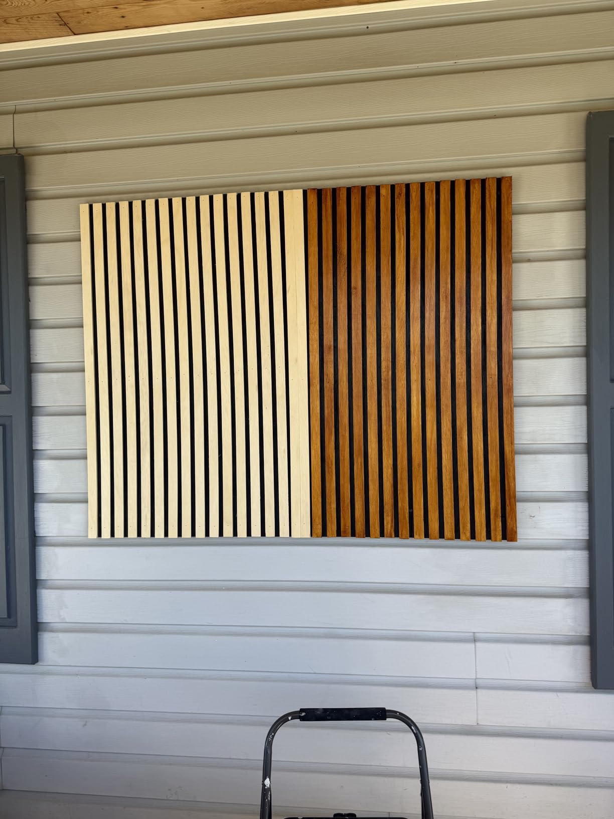 16 Oz Water Based Wood Stain and Sealer in One, Teak, with Tools customer photo 2