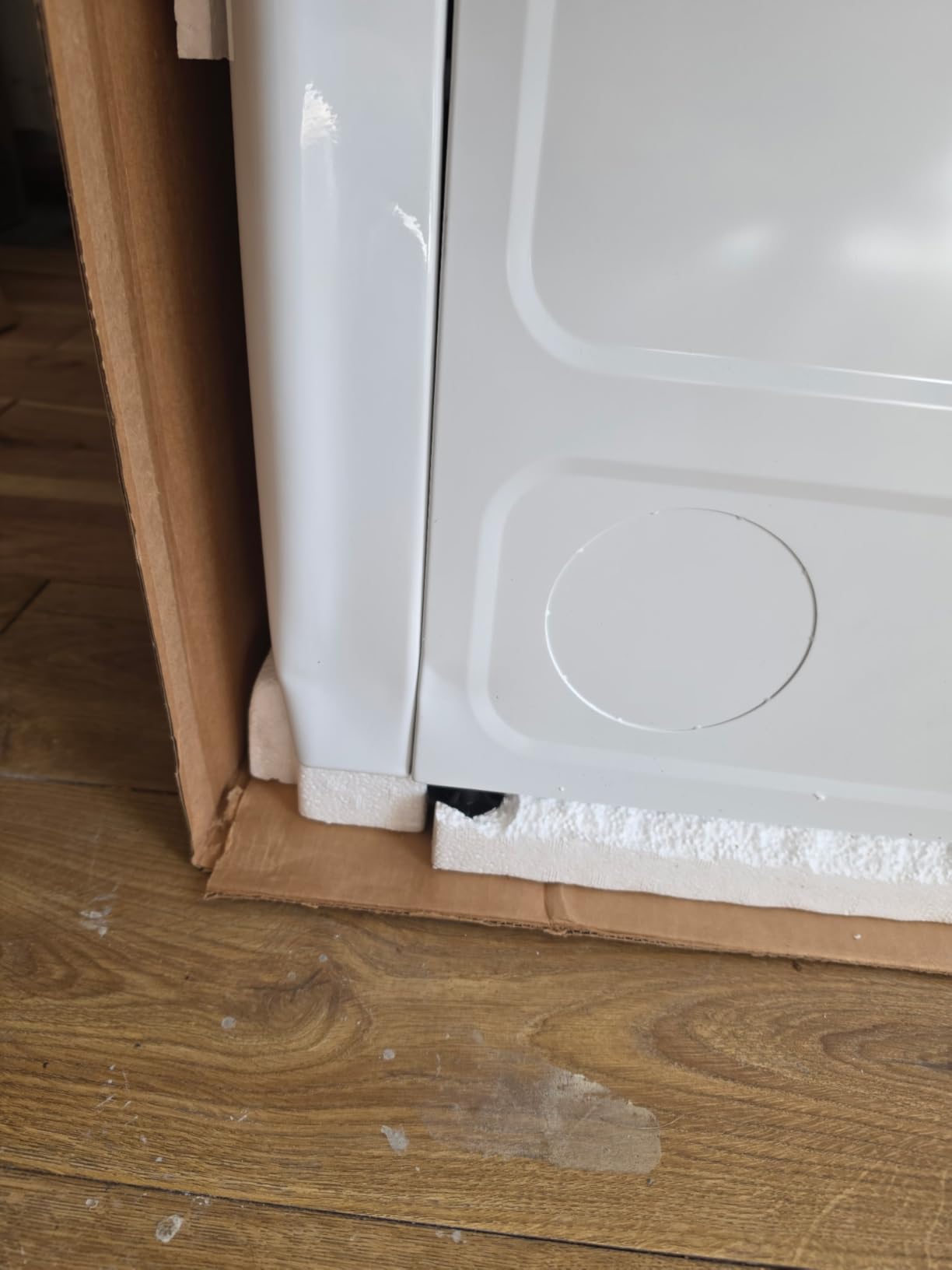 GE GTD48GASWWB 7.2 cu. ft. Gas Dryer with Up to 120 ft. Venting and Extended Tumble – White customer photo 1