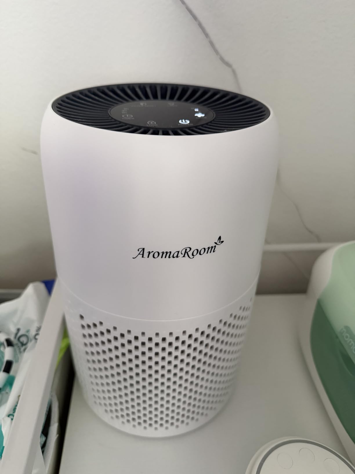 AromaRoom Air Purifiers for Bedroom, AP102-White, 2Packs, Dorm, Apartment customer photo 1