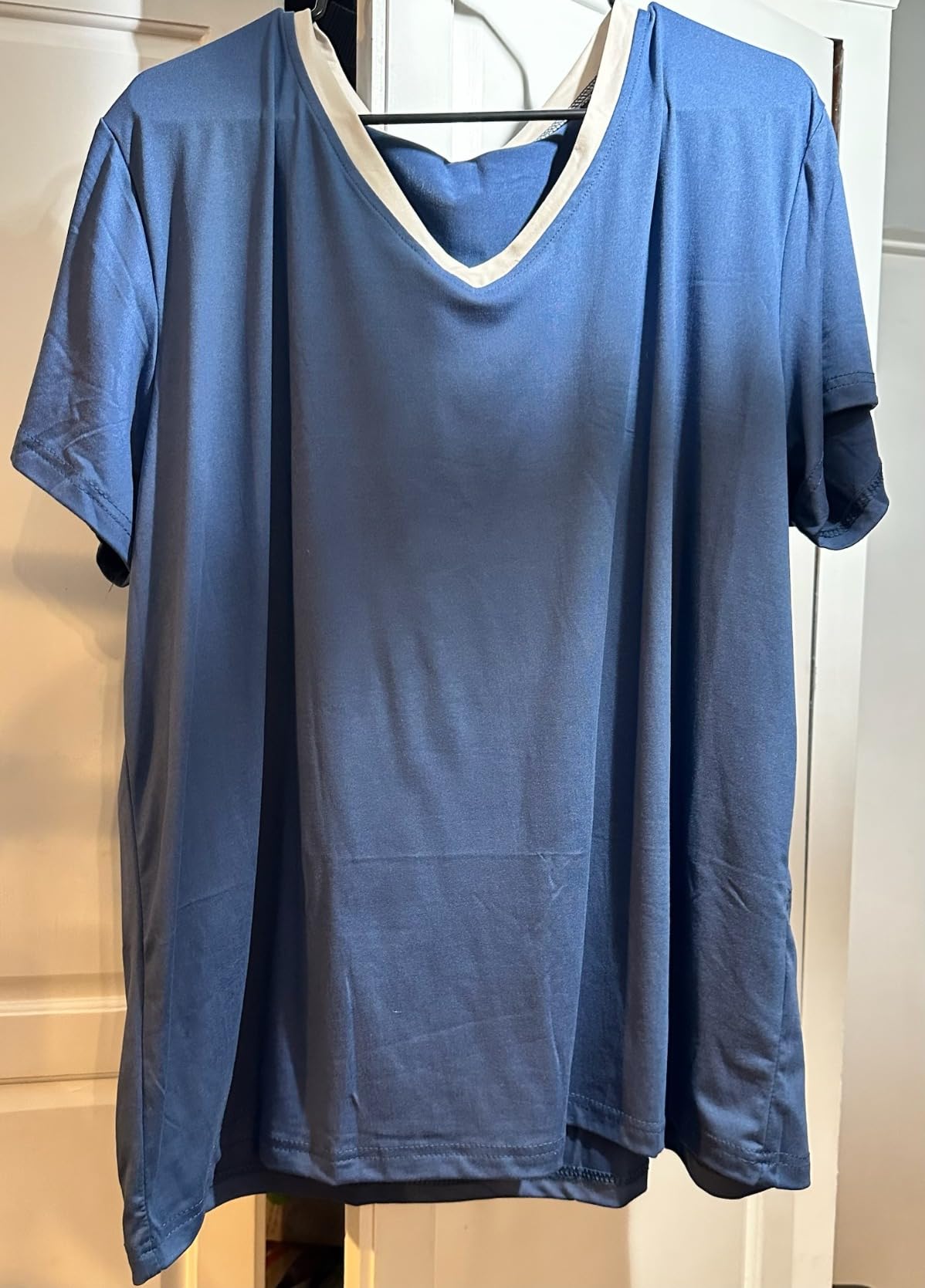Vozanet Women's Pajama Sets Short Sleeve with Long Pant Soft Sleepwear Printed pj Loungewear With TWO Pockets Size 1X to 5X customer photo 1