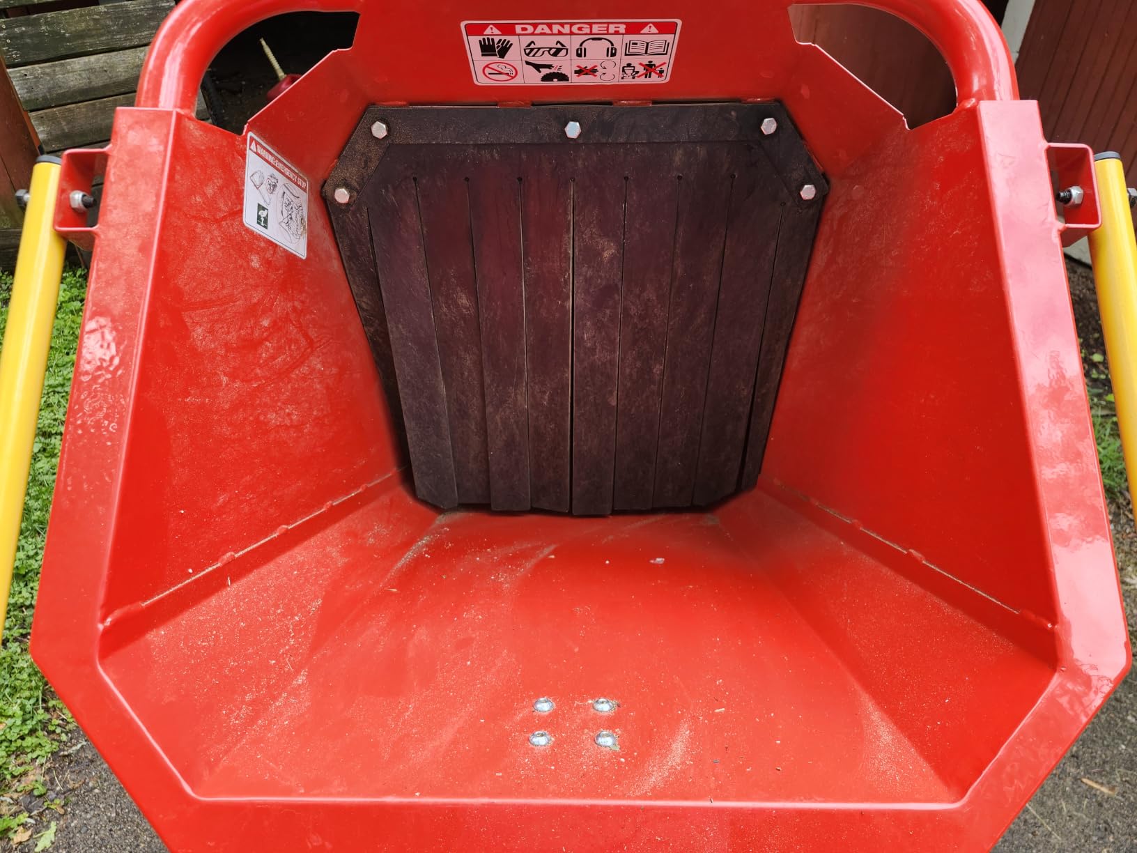 MechMaxx 8'' Inch ZONSEN 1000cc 35hp Electric Start Gasoline Powered Engine 4-Wheels Towable Wood Chipper Shredder Mulcher with Towbar/Tail Light/Emergency Stop Switch, Model B200 customer photo 1