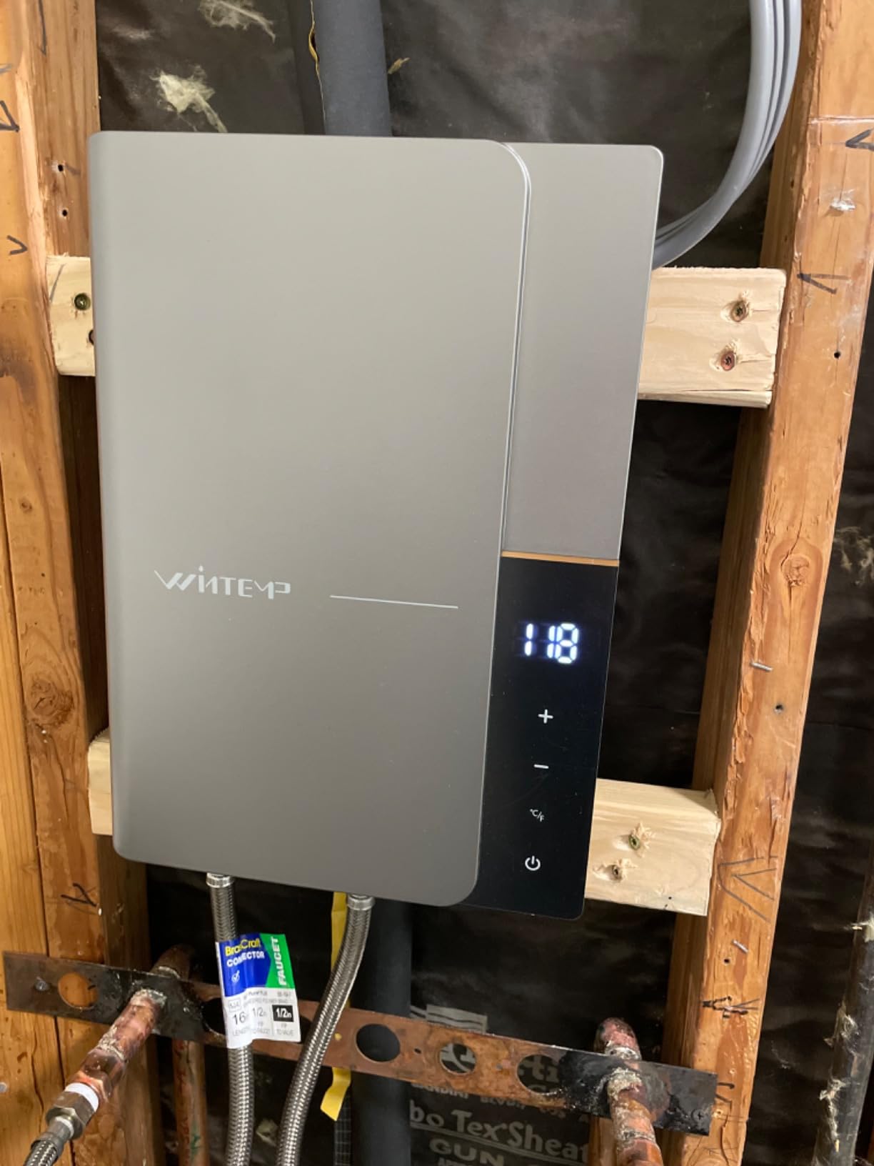 8kW Tankless Electric Water Heater 240V, Single Fixture customer photo 2