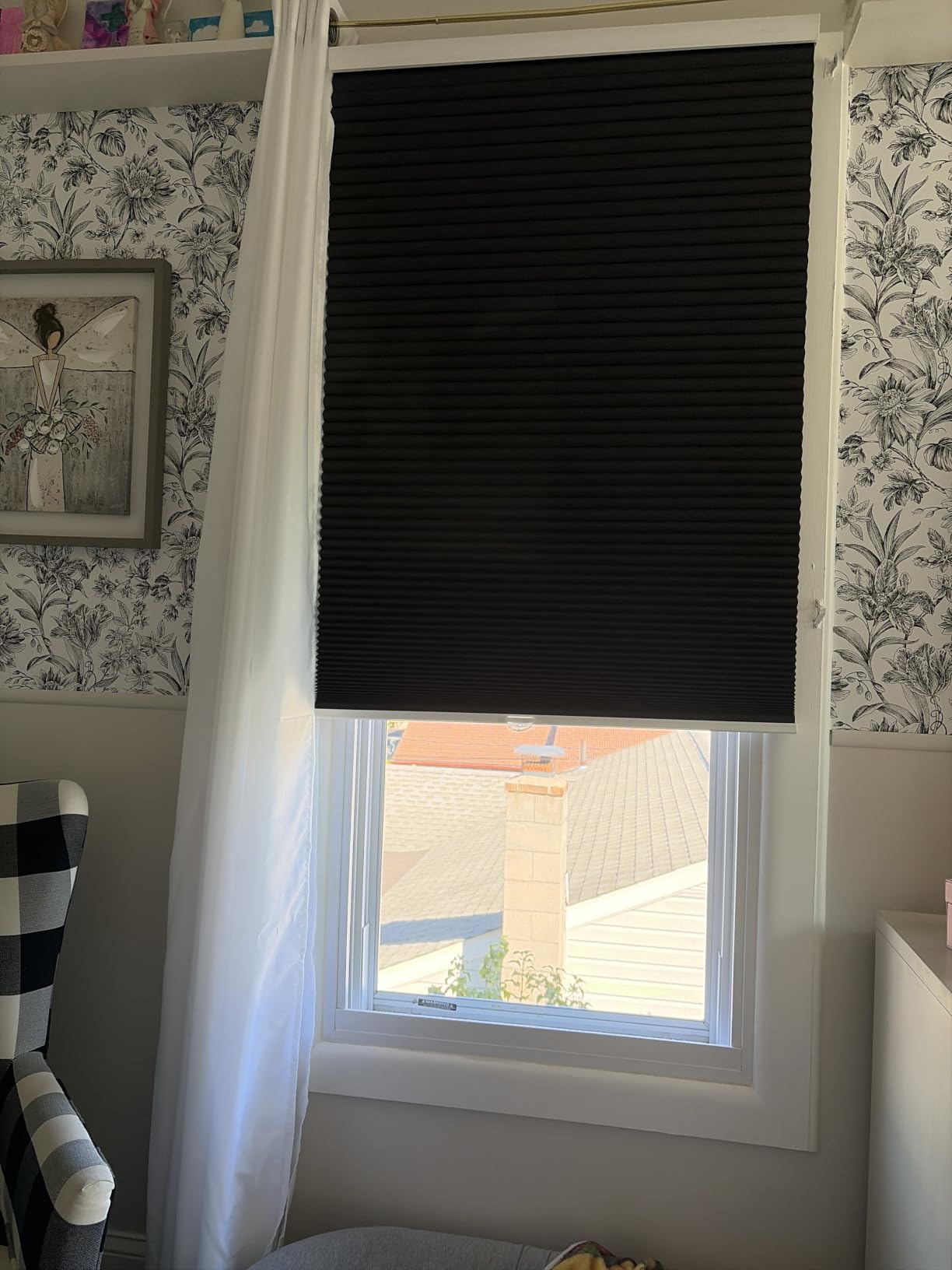 MYshade Cordless Blackout Cellular Shades for Windows, Honeycomb Window Shades with Thermal Insulation, Child & Pet Safe Room Darkening Shade, Easy Install, 30