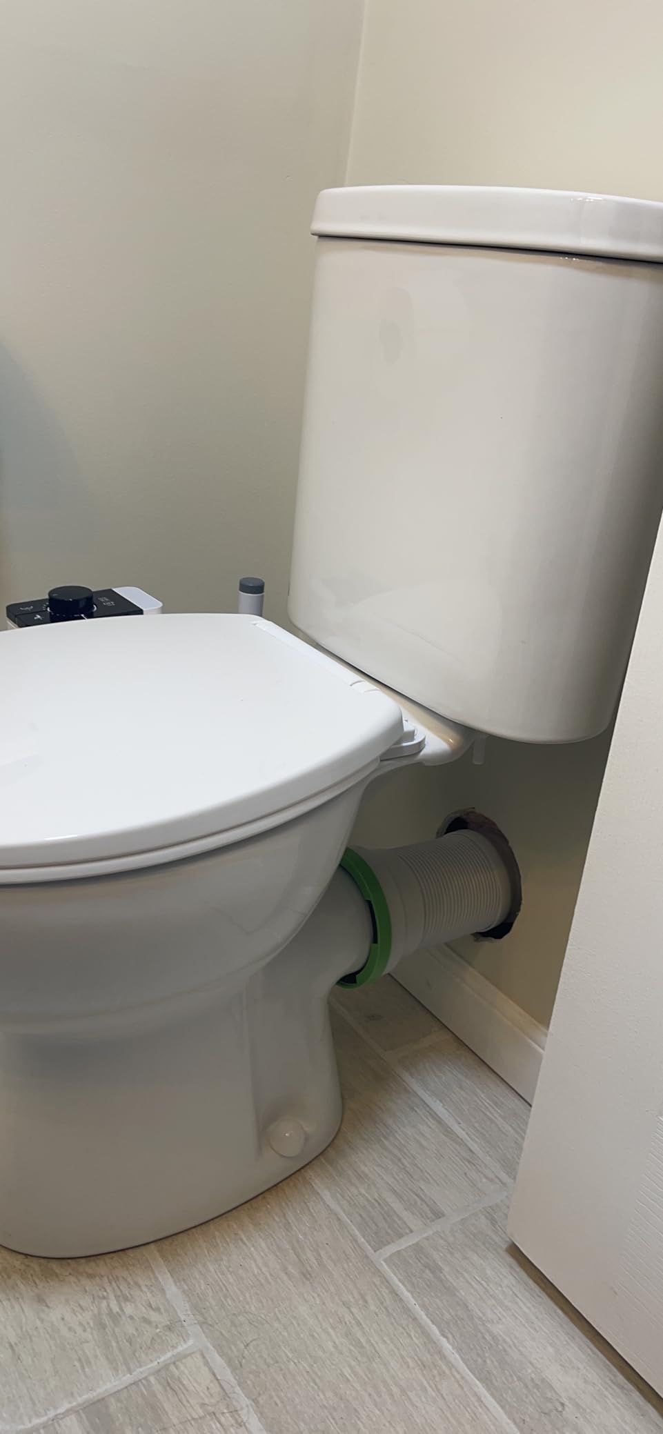 SUPERFLO 750W Macerating Toilet System, Upflush Toilet for Basement customer photo 2