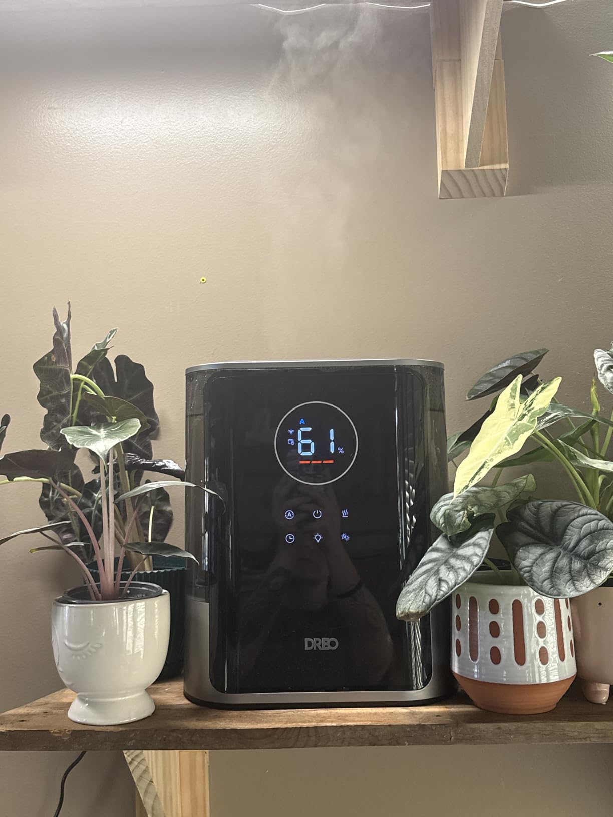 DREO 8L Smart Humidifier Large Room, 80H Runtime, Warm & Cool Mist, HM717S customer photo 1
