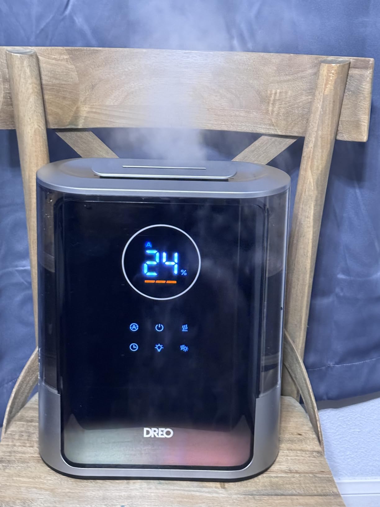 DREO 8L Smart Humidifier Large Room, 80H Runtime, Warm & Cool Mist, HM717S customer photo 2
