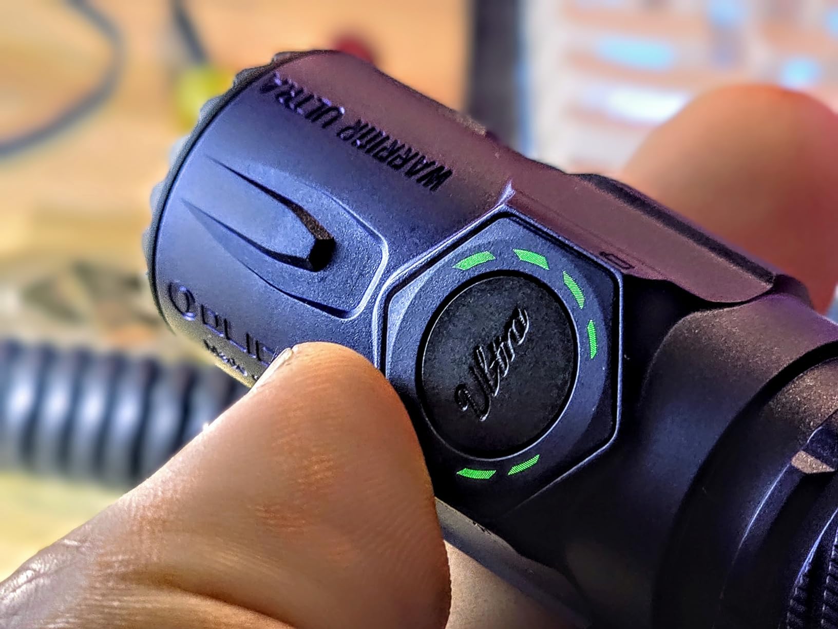 OLIGHT Warrior Ultra Rechargeable Tactical Flashlight LED Olive Green customer photo 2