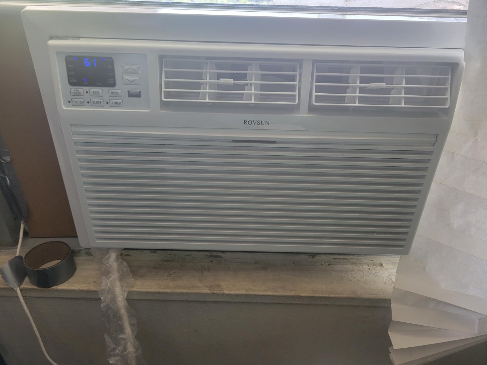 ROVSUN Smart 12000 BTU Through the Wall Air Conditioner with Heat, Wall AC Unit & Heater Combo with Remote, APP & Voice Control & Timer Function, Compatible with Alexa/Google Assistant, 230V/60Hz customer photo 2