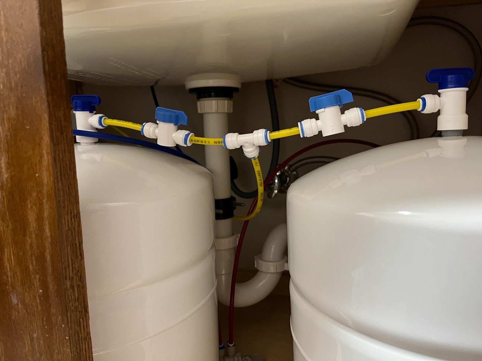 iSpring RO5004F Reverse Osmosis Water Filter with UV, SGS Tested PFAS and TDS Reduction, 500 GPD RO System Under Sink, 2:1 Pure to Drain, Tankless RO Water Filtration System, Filter Life Monitor customer photo 1